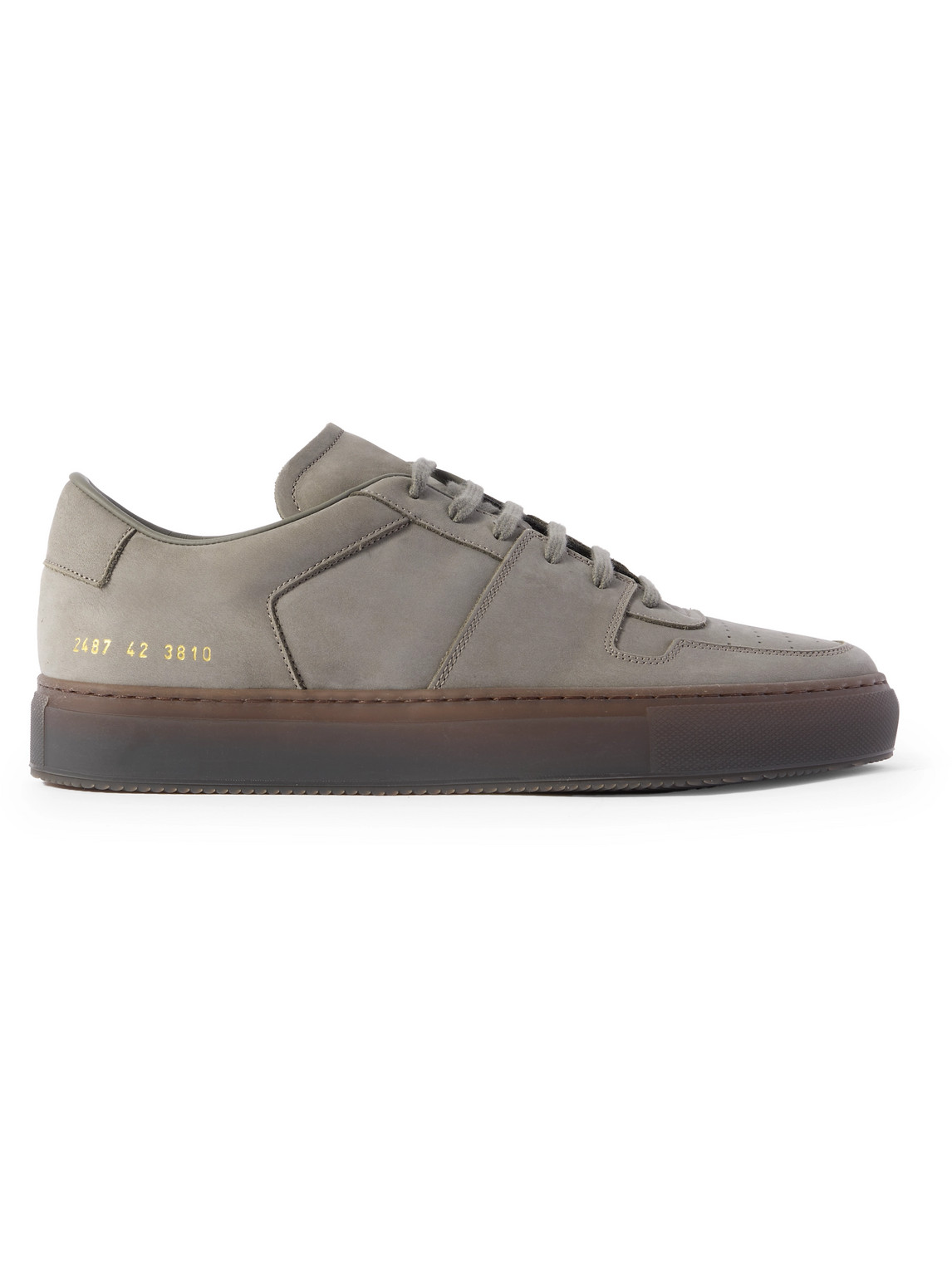 Common Projects Decades Nubuck Sneakers In Brown