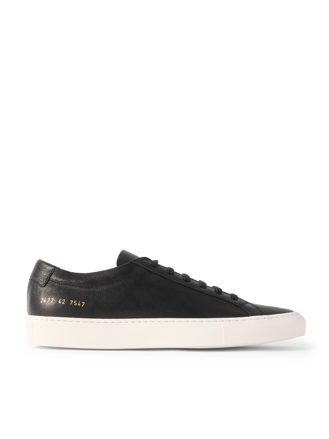 Common Projects Summer Achilles Leather Sneakers In Black