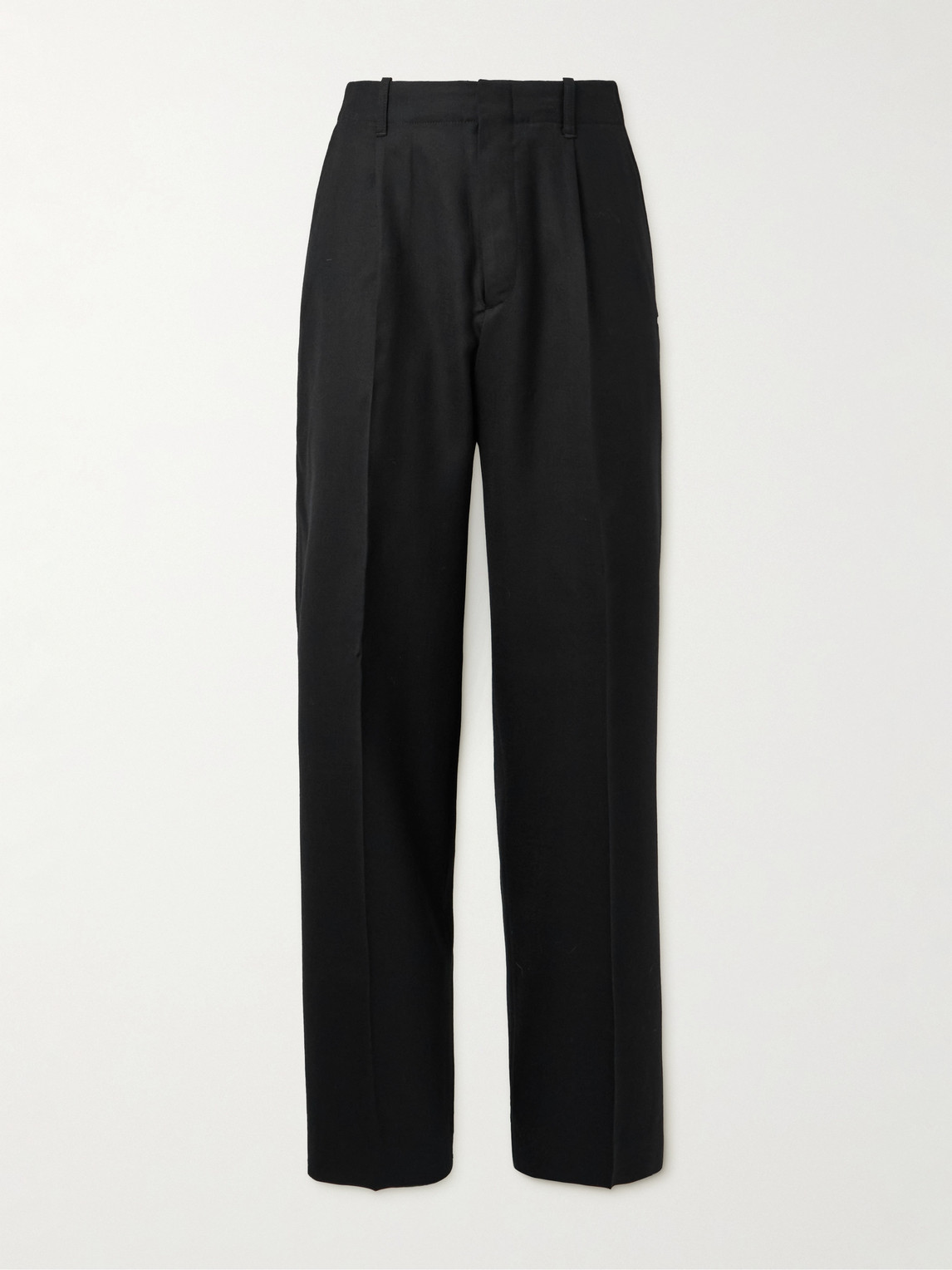 Our Legacy Borrowed Straight-Leg Pleated Wool Trousers - Men