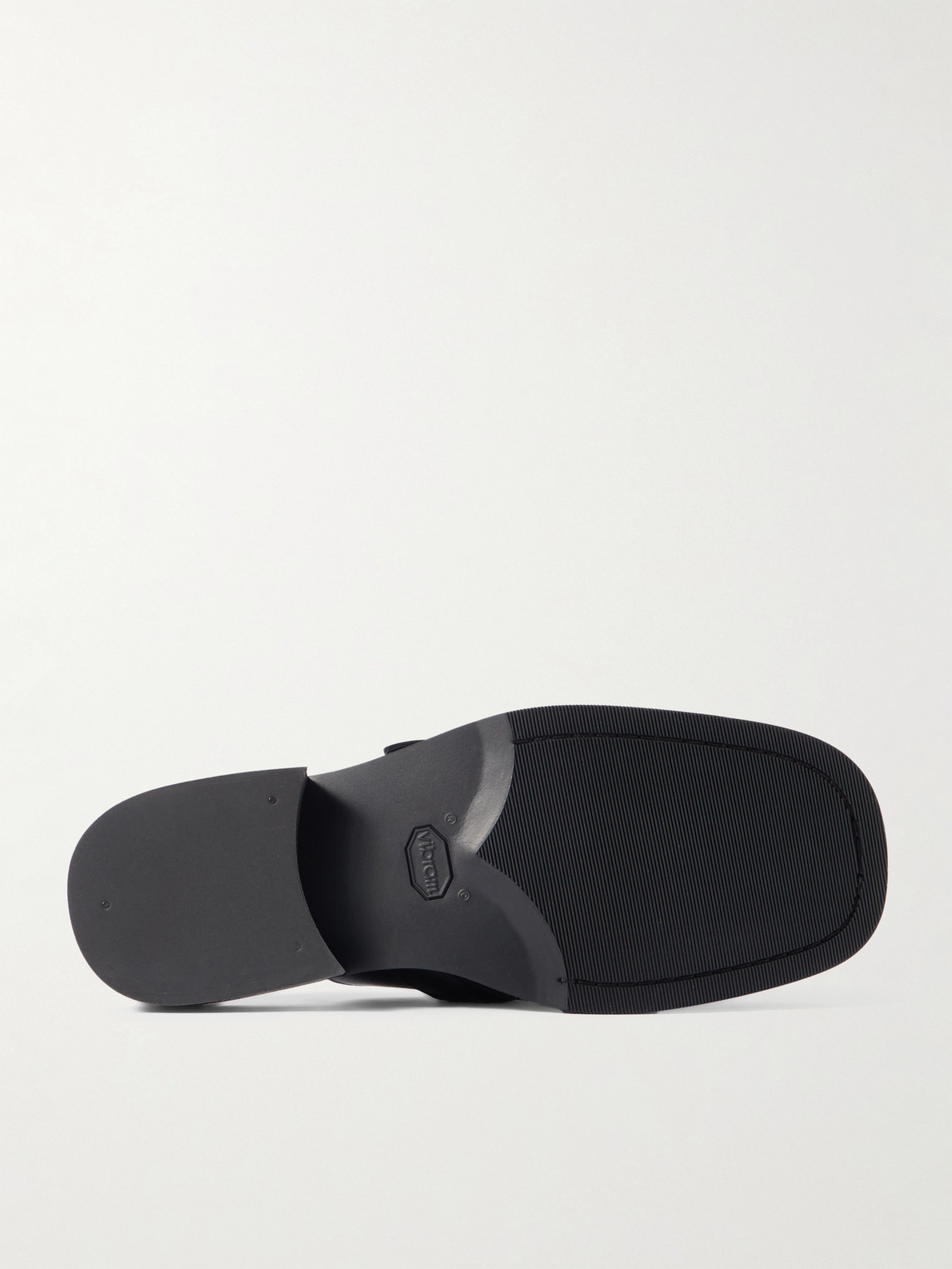 Our Legacy Ssense Exclusive Black Leather Camion Mule Loafers In Black