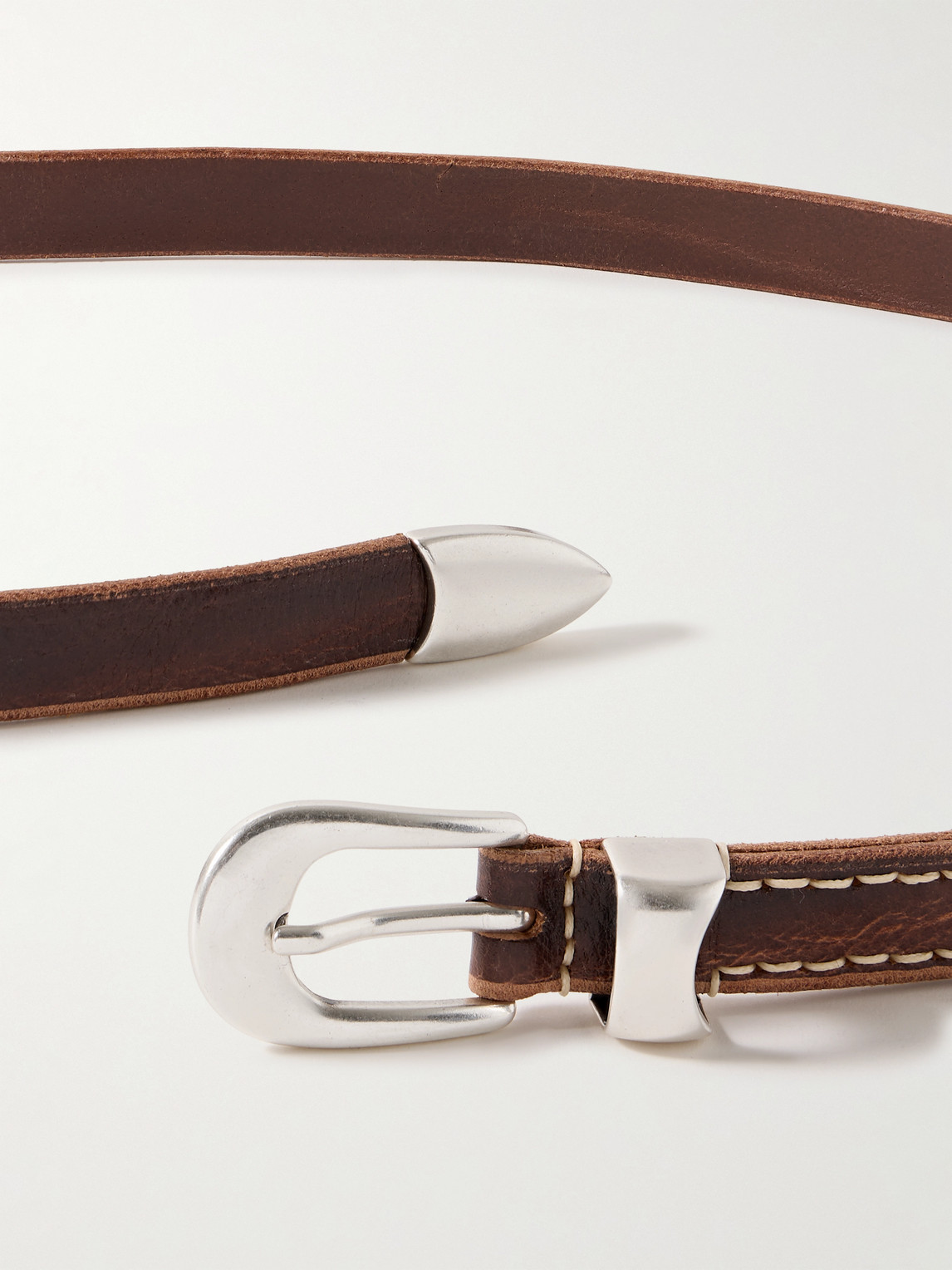 OUR LEGACY 2CM FULL-GRAIN LEATHER BELT