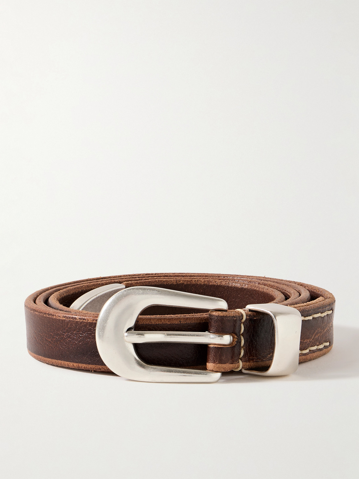 Our Legacy 2cm Full-Grain Leather Belt - Men