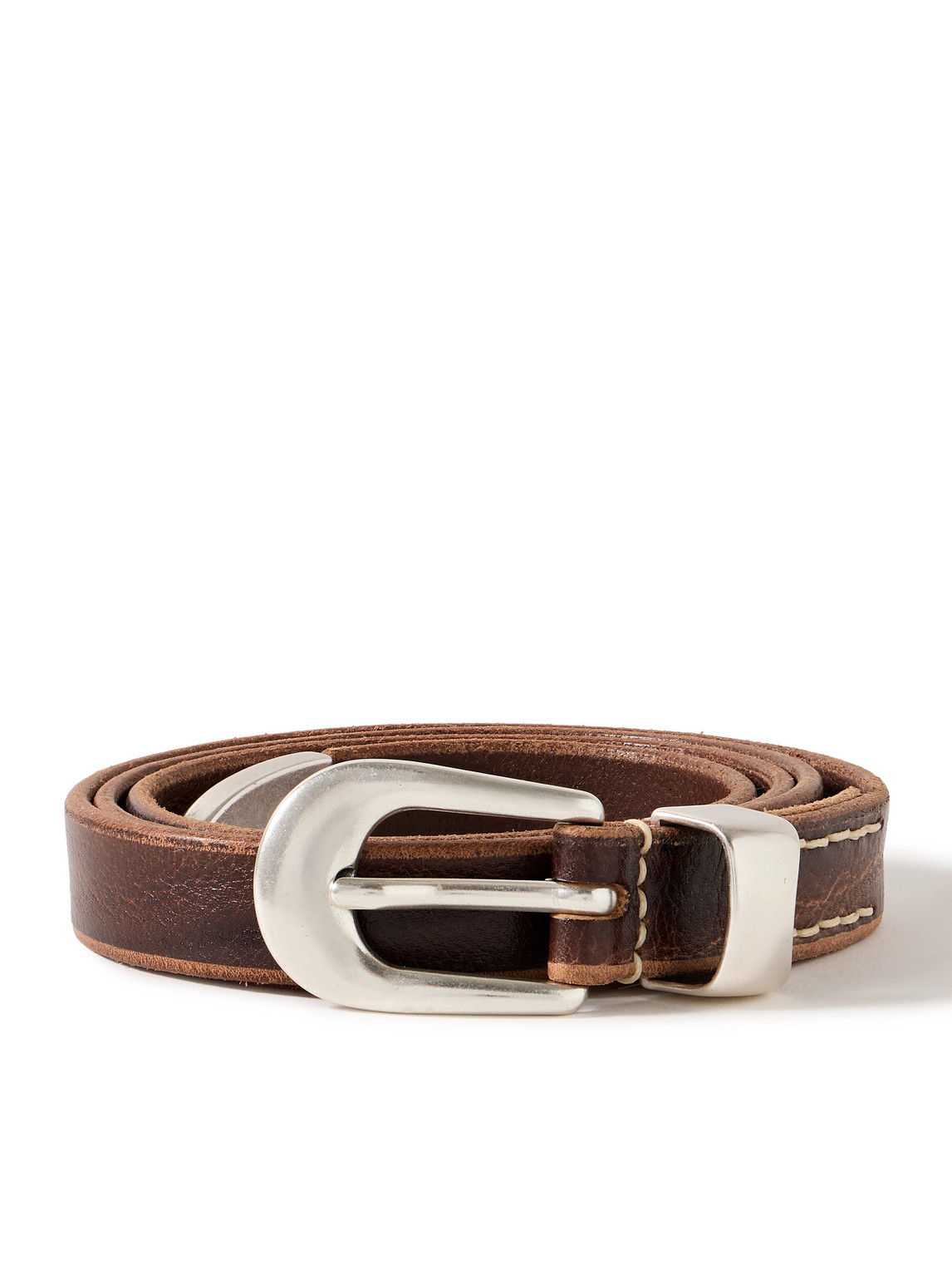 OUR LEGACY 2CM FULL-GRAIN LEATHER BELT