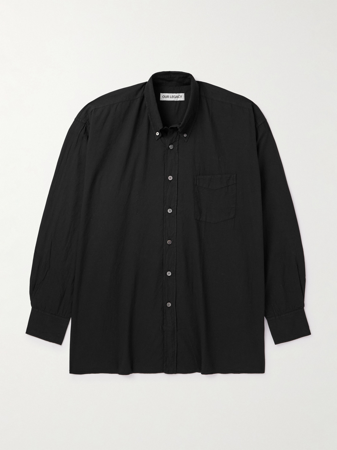 Our Legacy Button-Down Collar Cotton-Poplin Shirt - Men