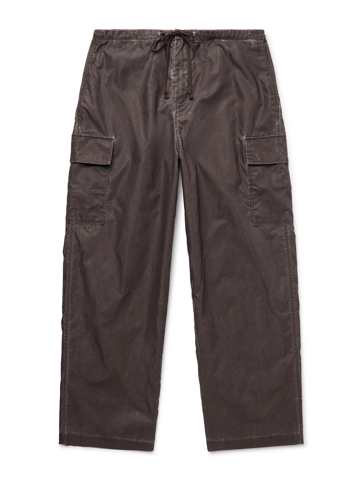 Way Straight-Leg Shell Drawstring Cargo Trousers