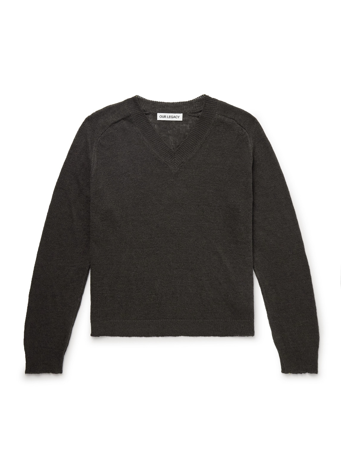 Rue Linen and Cotton-Blend Sweater