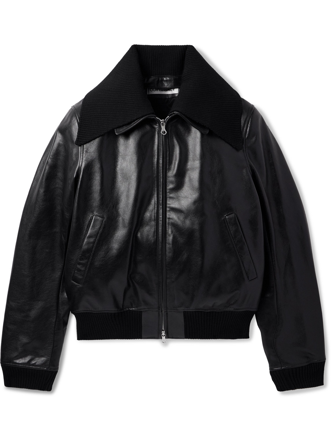 Pharos Leather Bomber Jacket