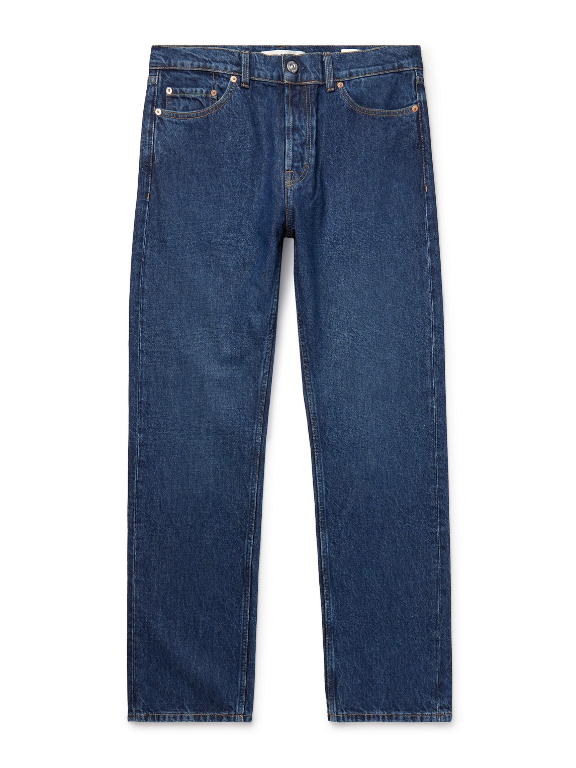 First Cut Straight-Leg Jeans