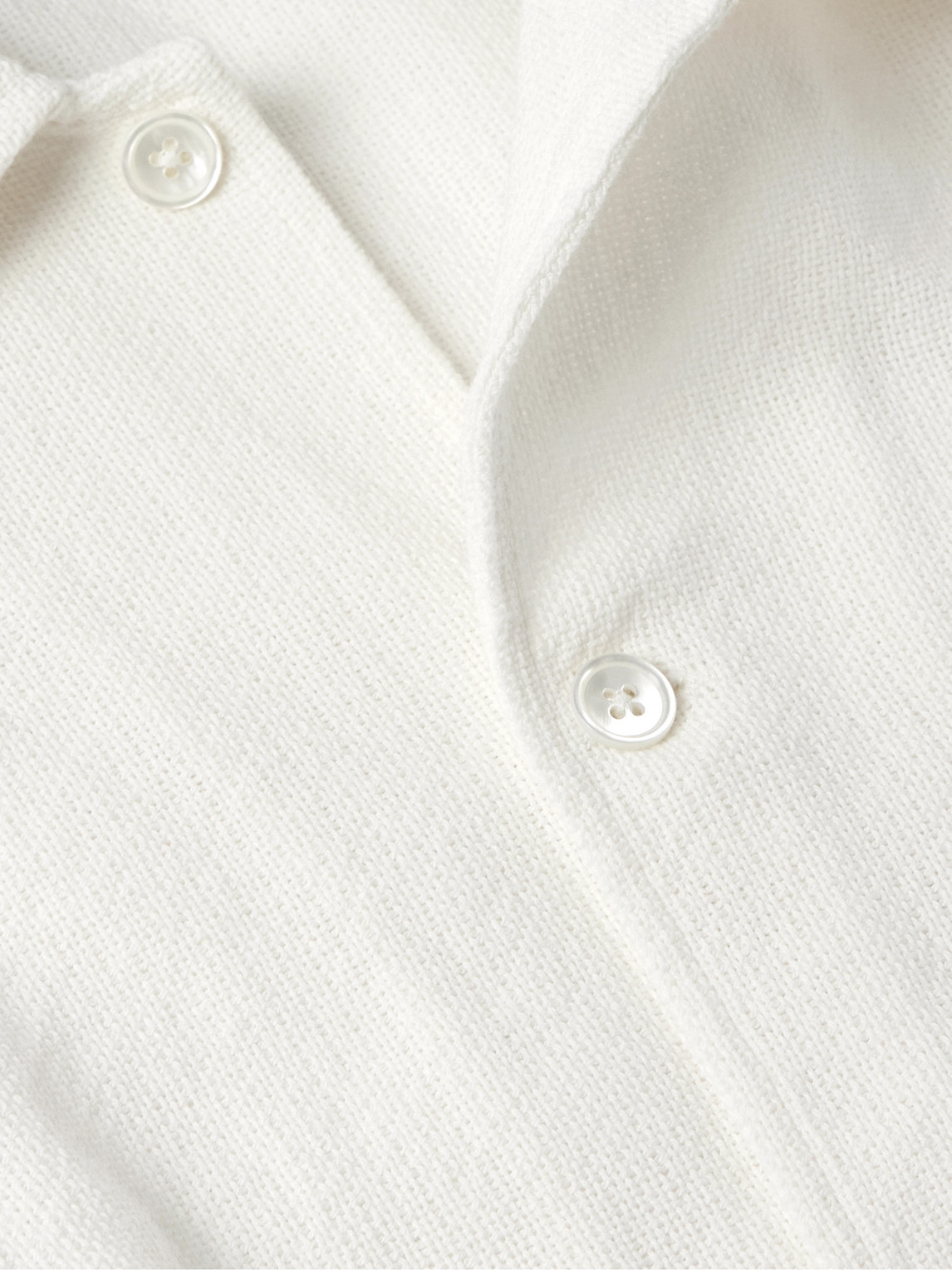 Our Legacy Camp-collar Cotton Shirt In White