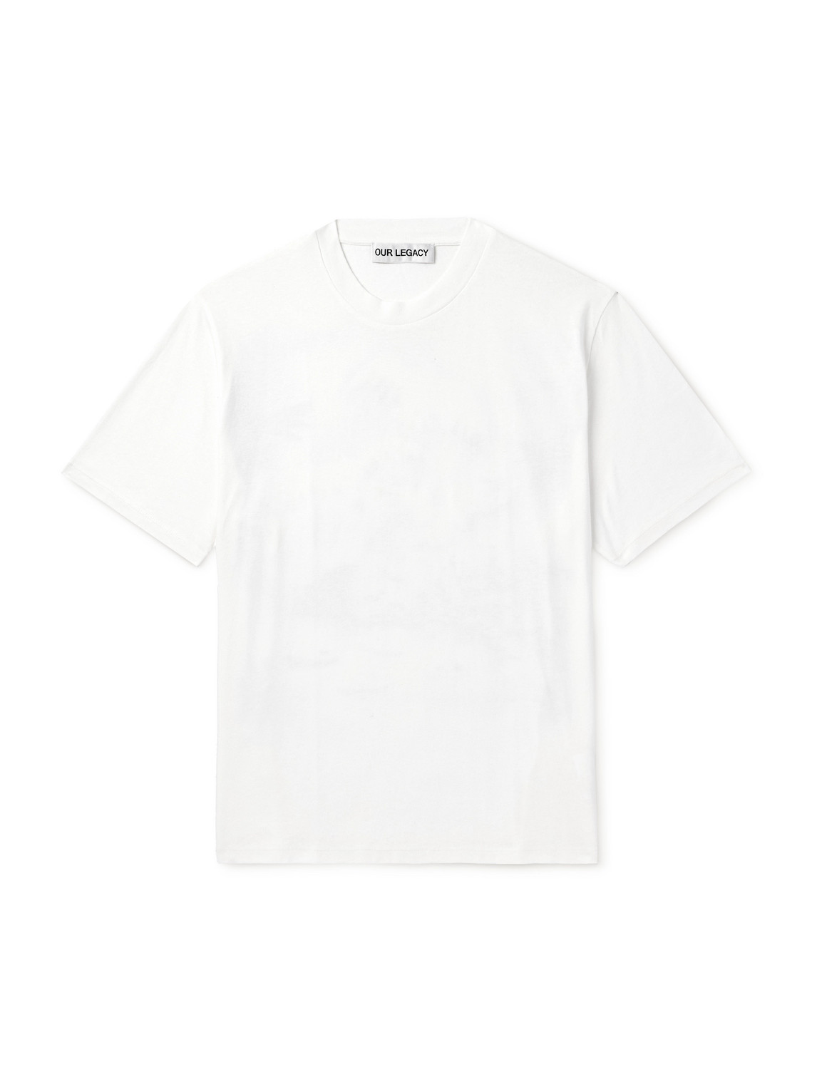 Our Legacy Box Logo-embroidered Cotton-jersey T-shirt