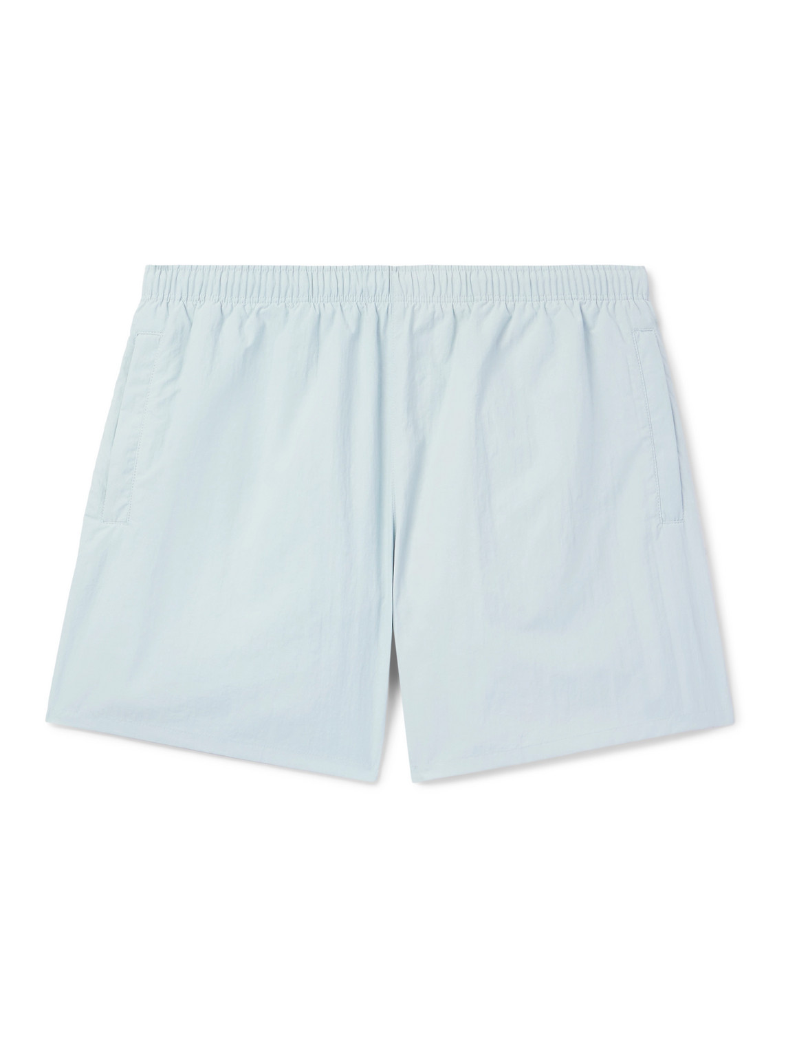 Mid-Length Straight-Leg Swim Shorts