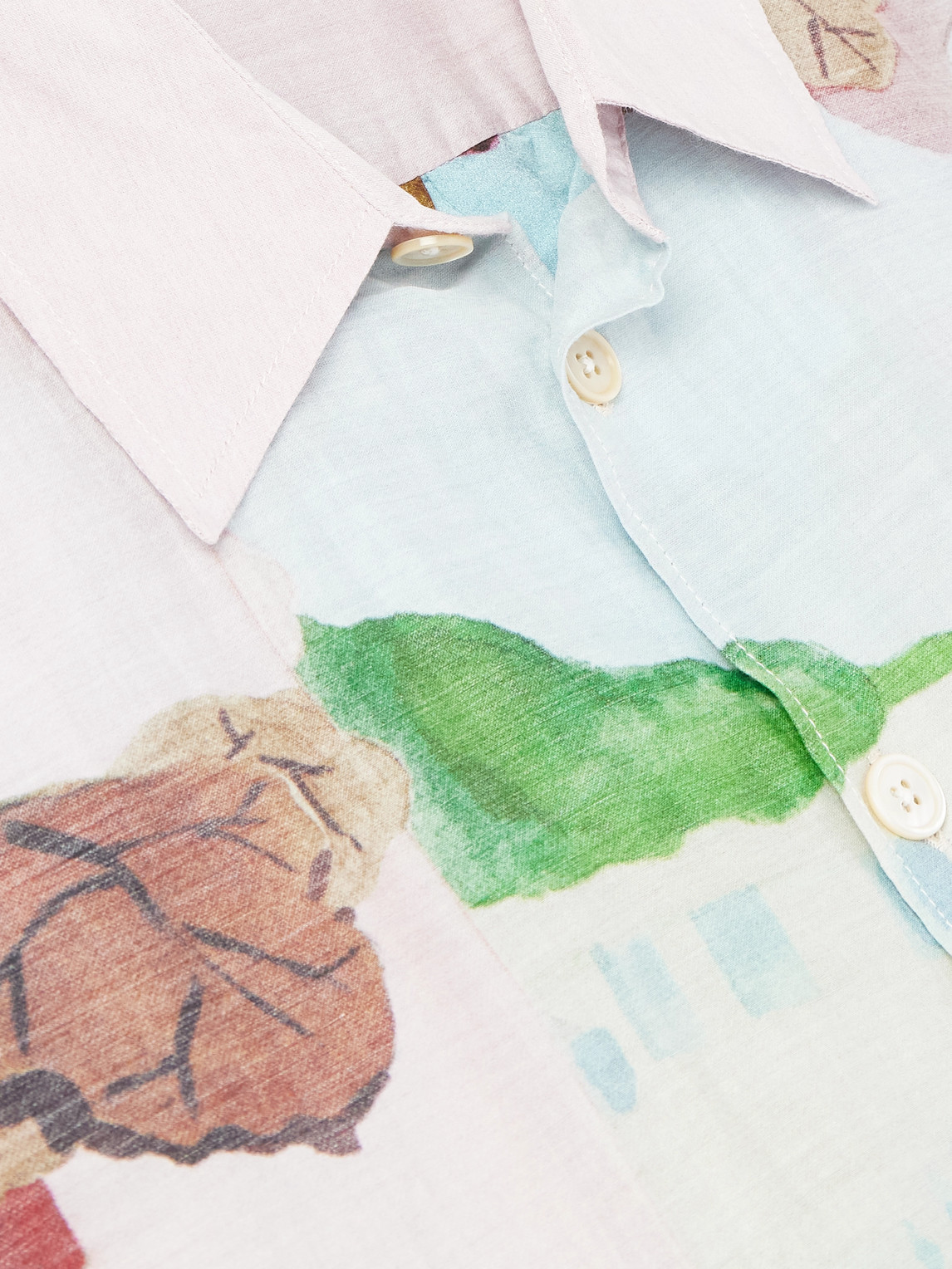 Our Legacy Printed Short Sleeve Lightweight Fabric Shirt