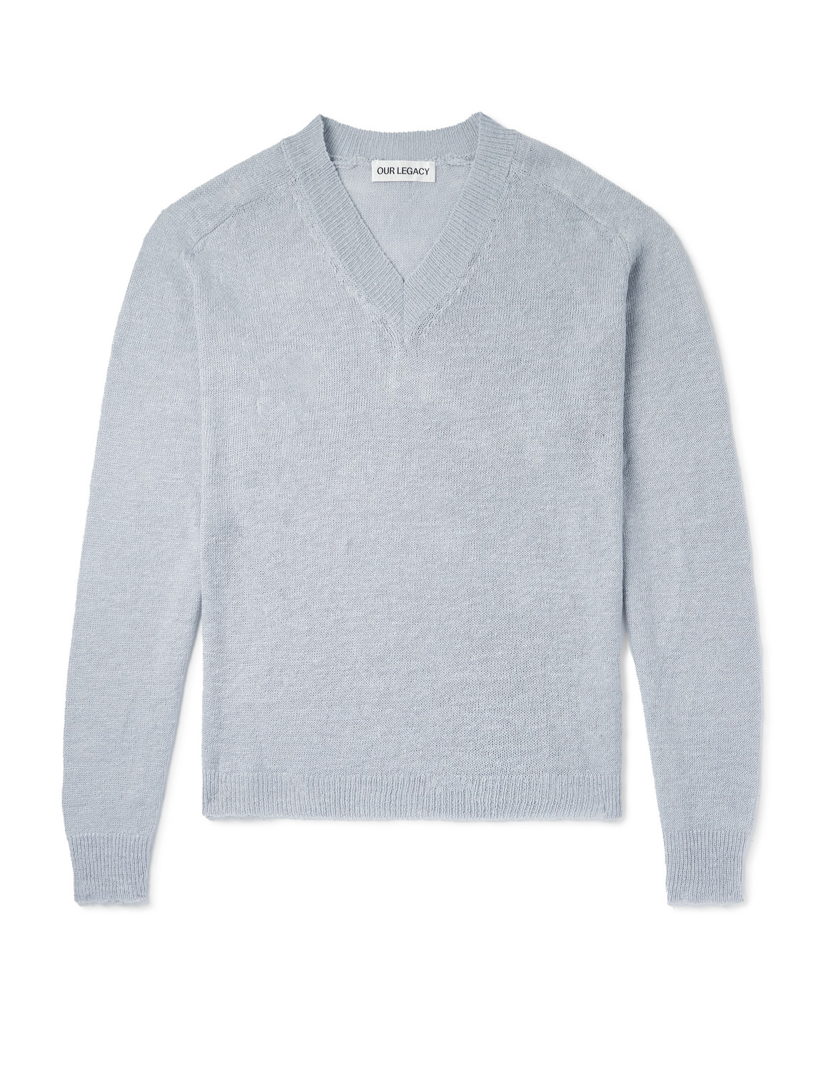 Rue Linen and Cotton-Blend Sweater