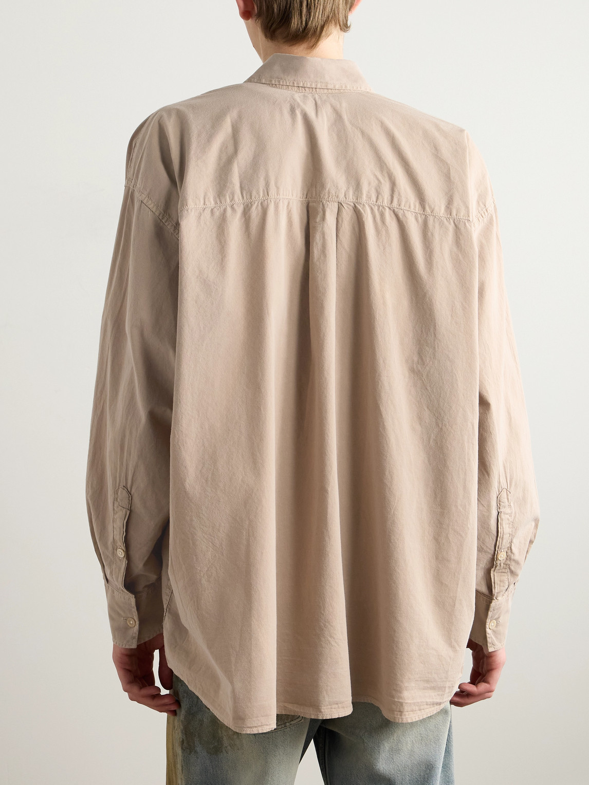 Our Legacy Casual Shirt With Buttoned Front Pocket In Neutrals