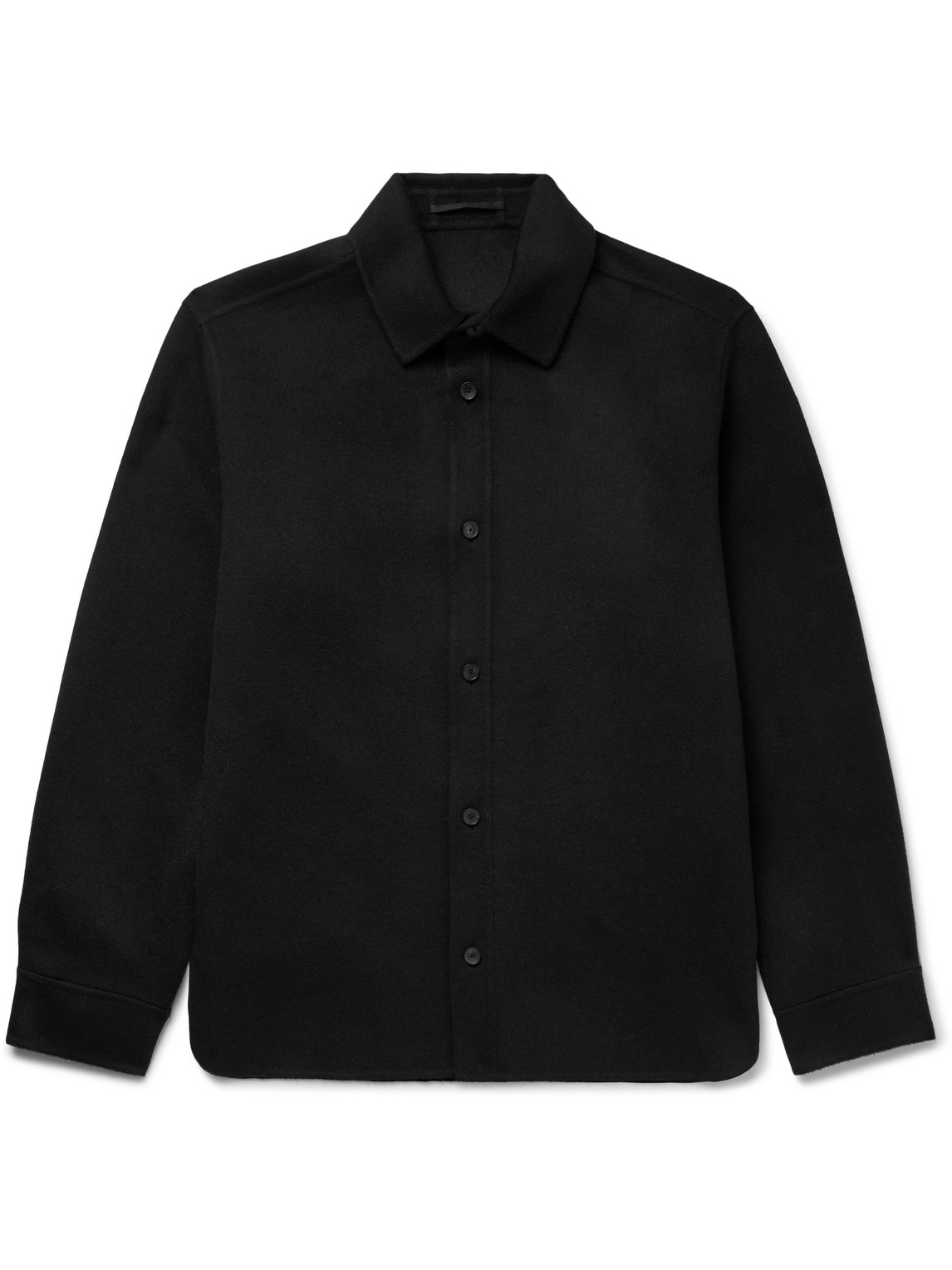 Double-Faced Wool and Cashmere-Blend Felt Overshirt
