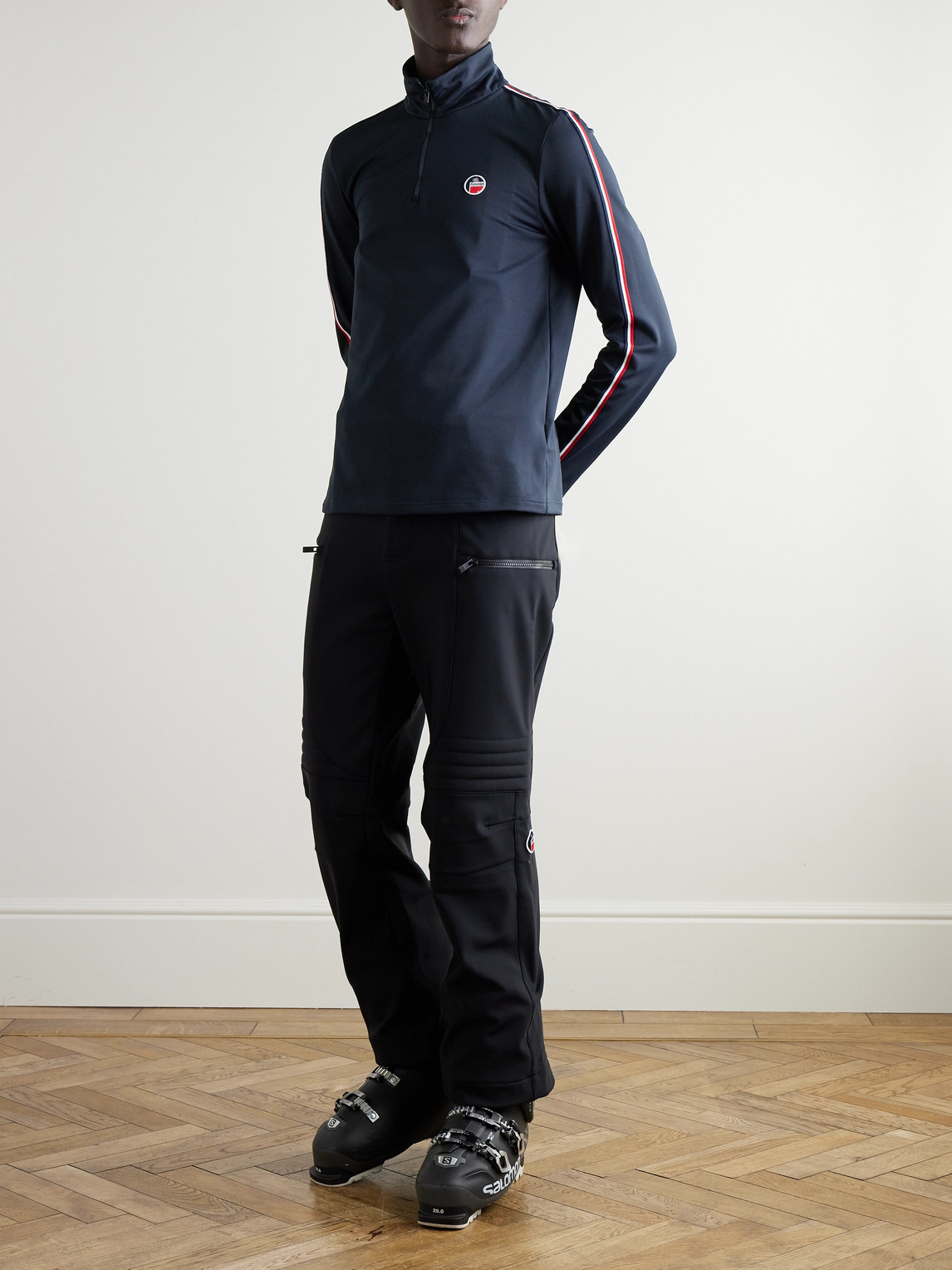 Mario III Logo-Appliquéd Stretch-Jersey Base Layer — 2