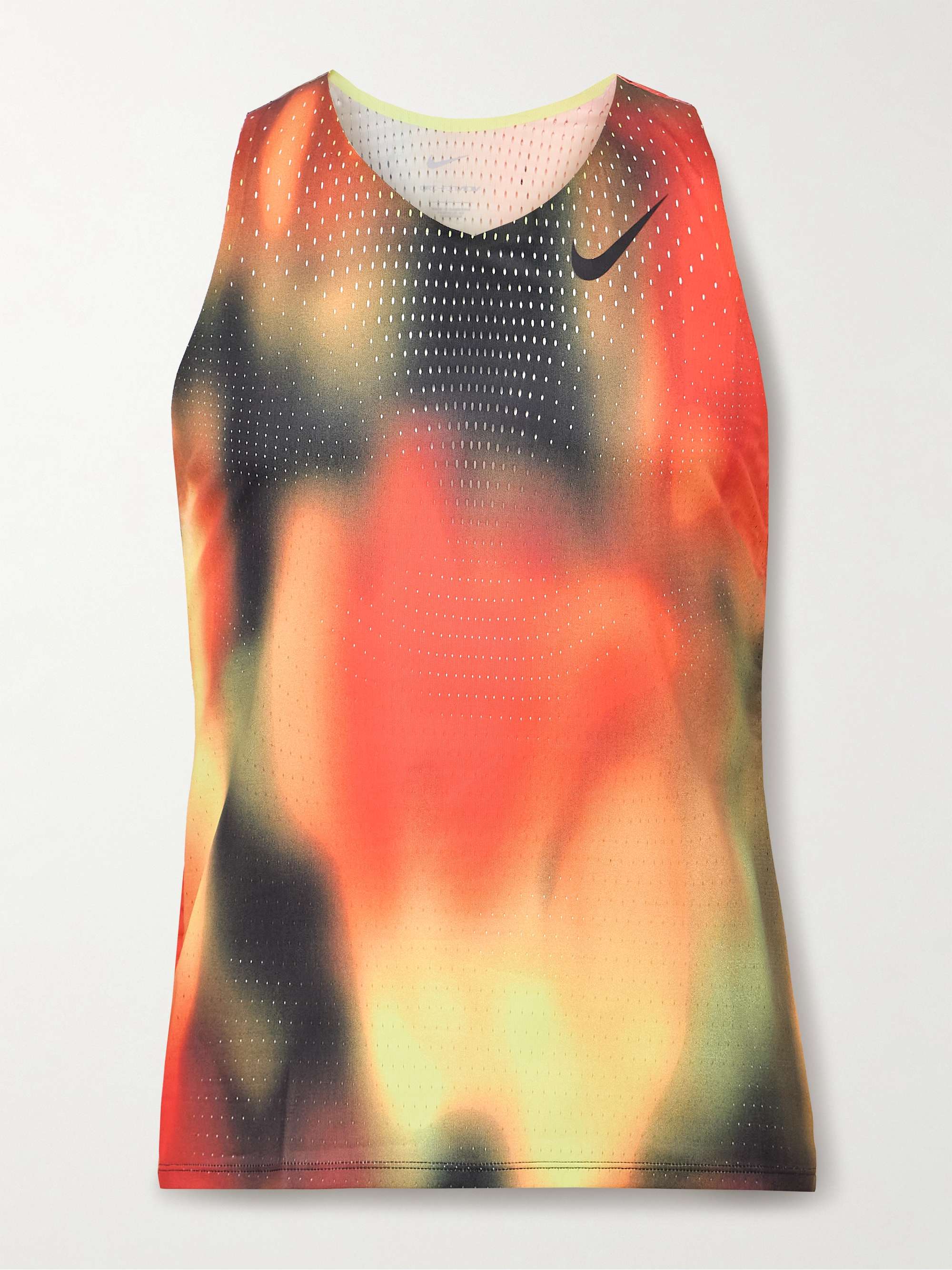 マイクラ 人気アイテム Entry Elite Aeroswift RUNNING NIKE Slim-Fit Dri-FIT Printed 陸上用シャツ