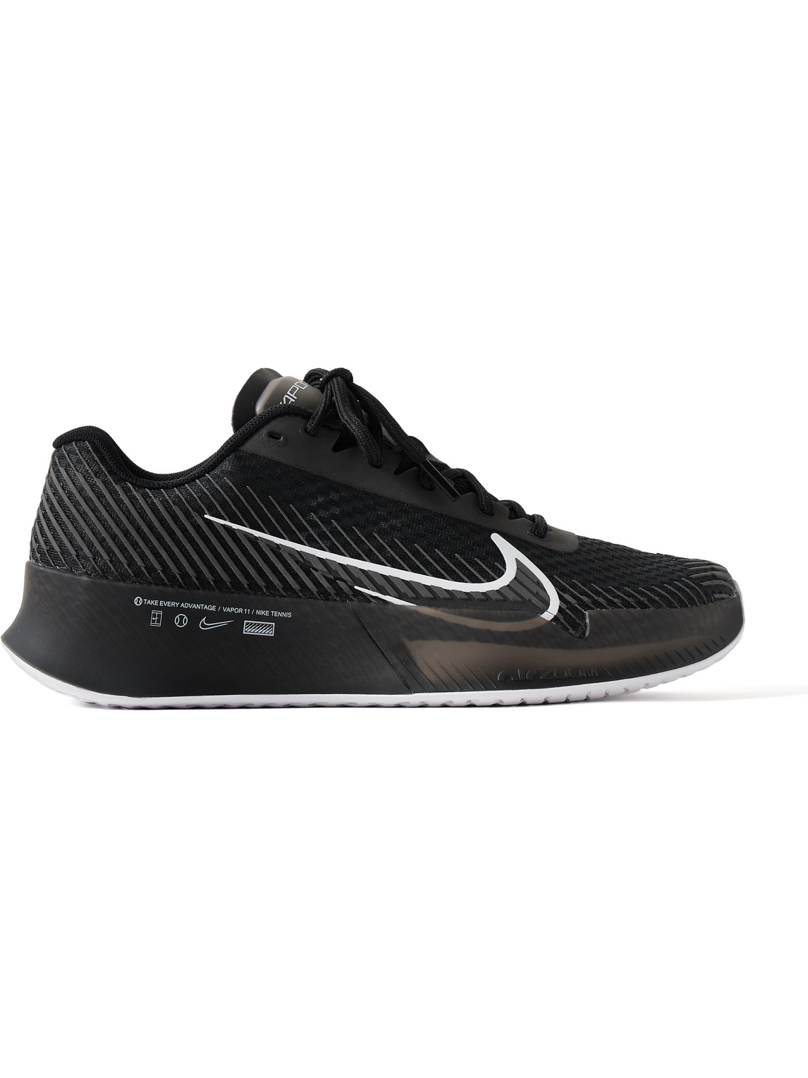 Nike Men's Court Air Zoom Vapor 11 Hard Court Tennis Shoes In Black