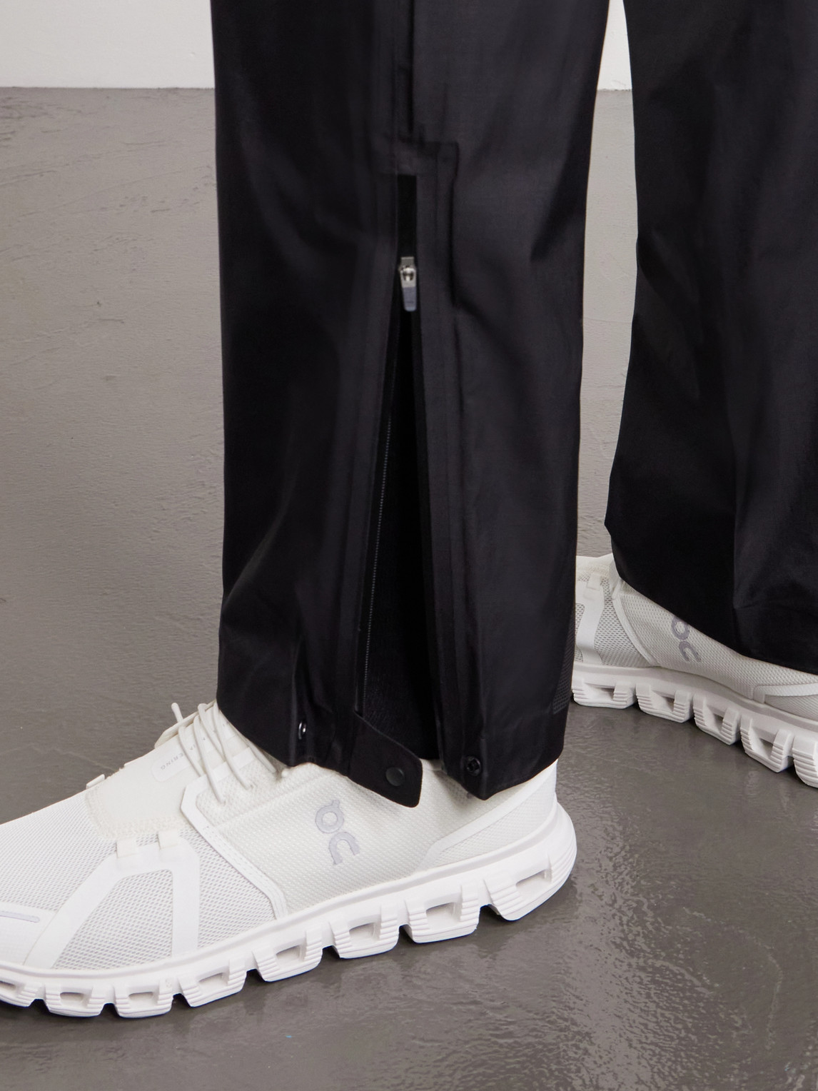 Straight-Leg Pertex® 3L Rain Logo-Appliquéd Recycled-Ripstop Trousers