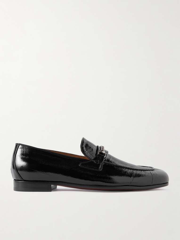 Tom Ford — Gigi Chain-Embellished Patent-Leather Loafers