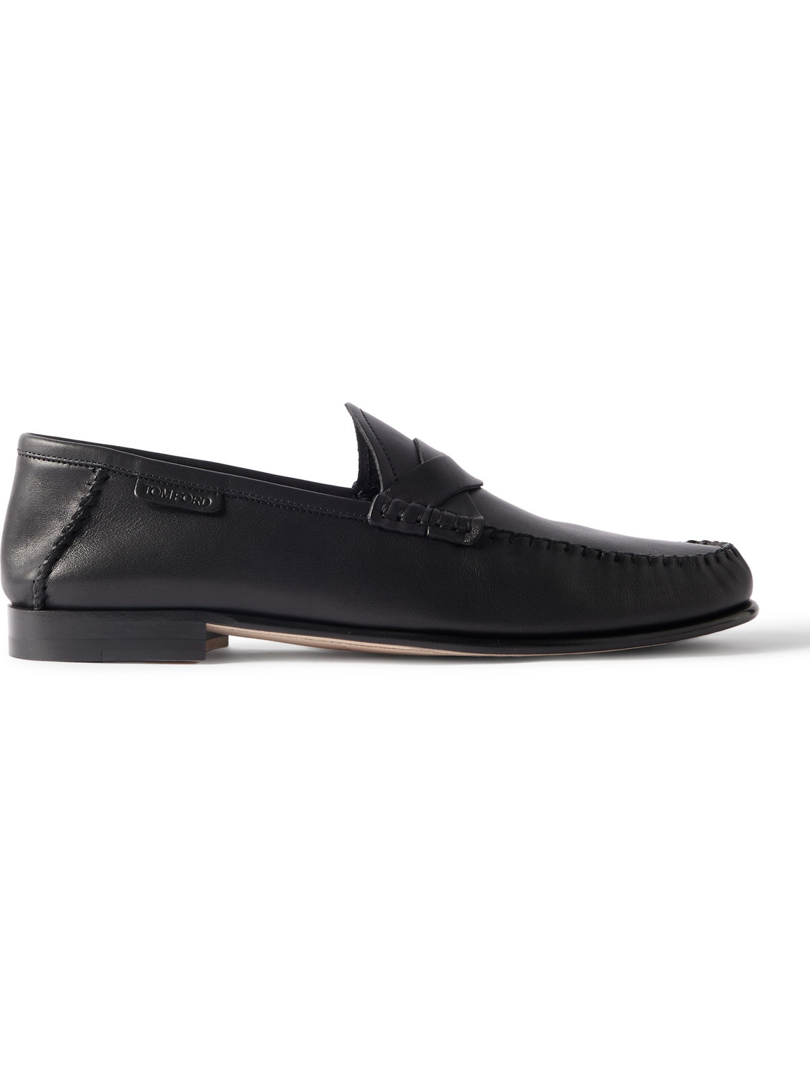 Tom Ford Ripley Leather Loafers In Black