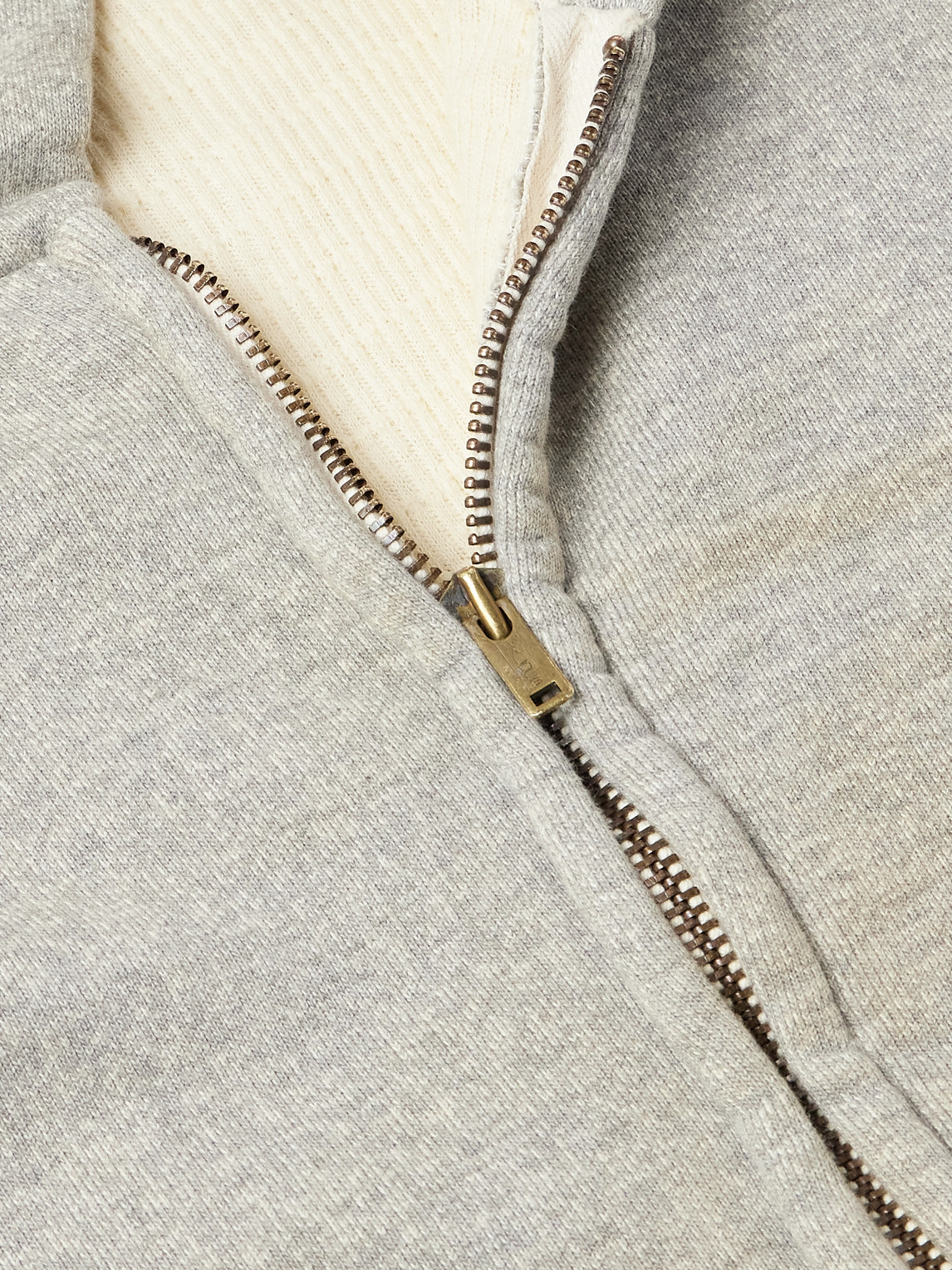 A.presse Cotton-fleece Zip-up Hoodie