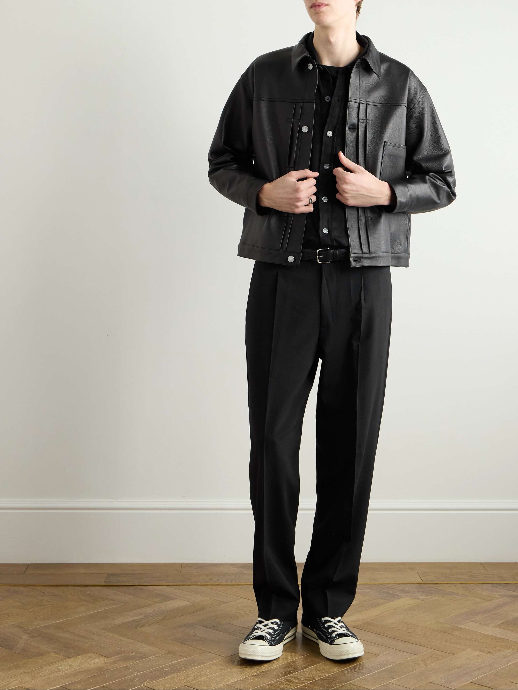 A.PRESSE Full-Grain Leather Jacket for Men | MR PORTER A.PRESSE Full-Grain Leather Jacket for Men | MR PORTER