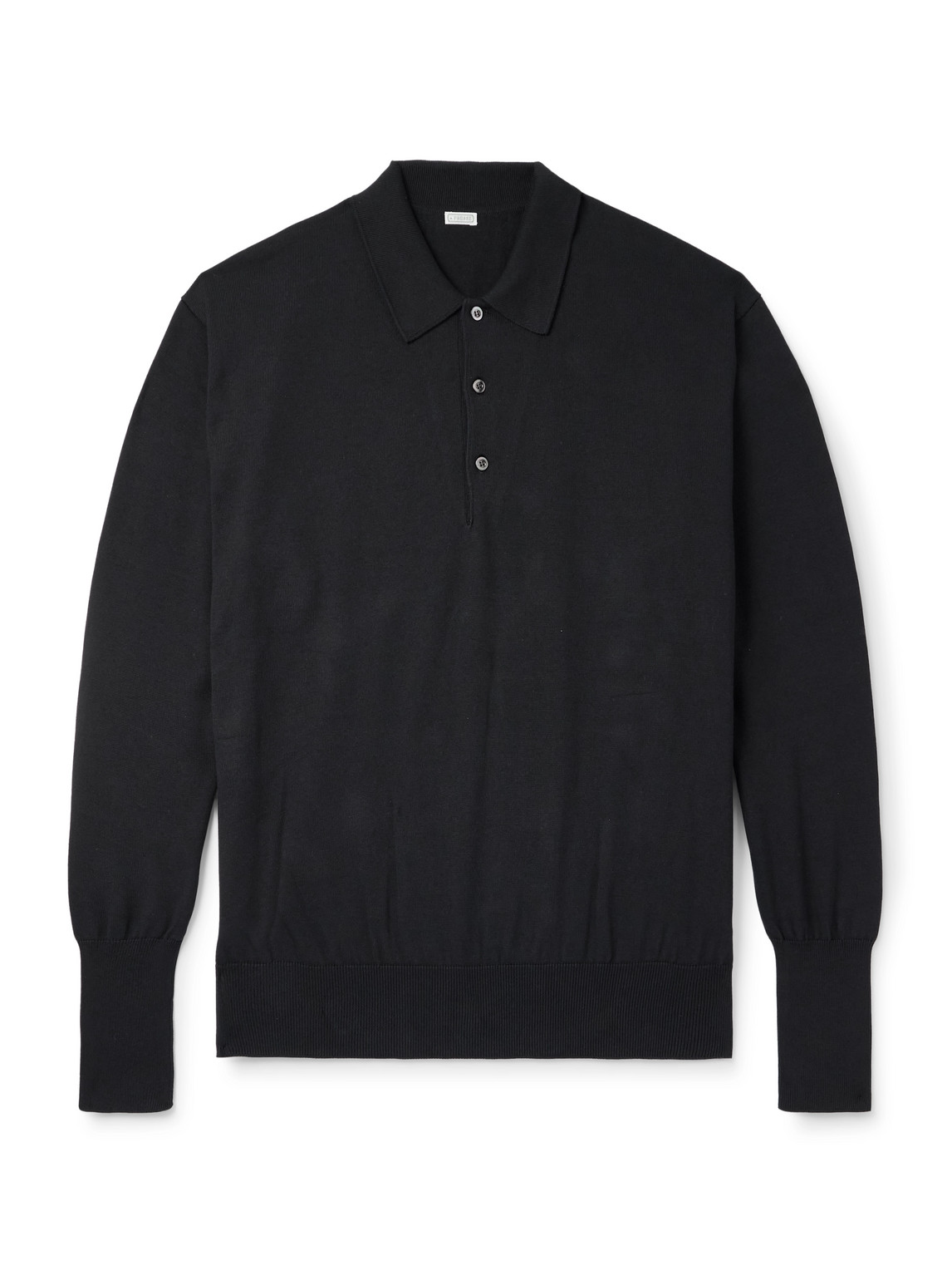 Cotton Polo Sweater