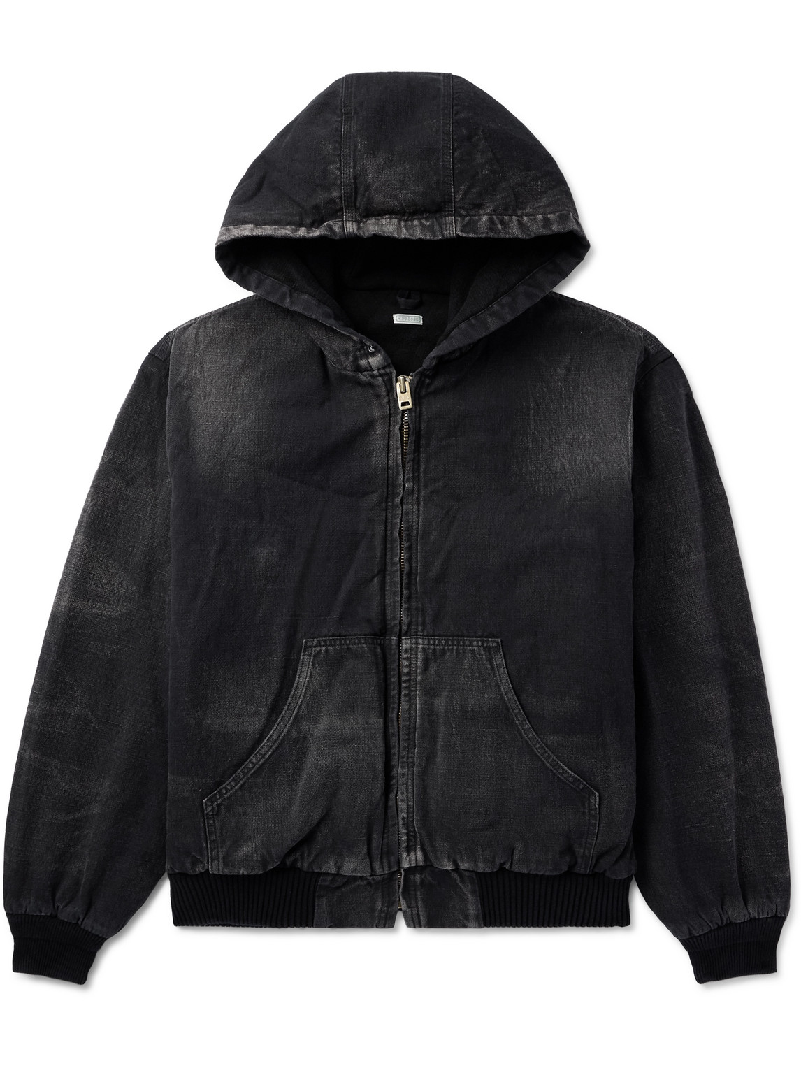 Cotton, Hemp and Silk-Blend Canvas Hooded Jacket