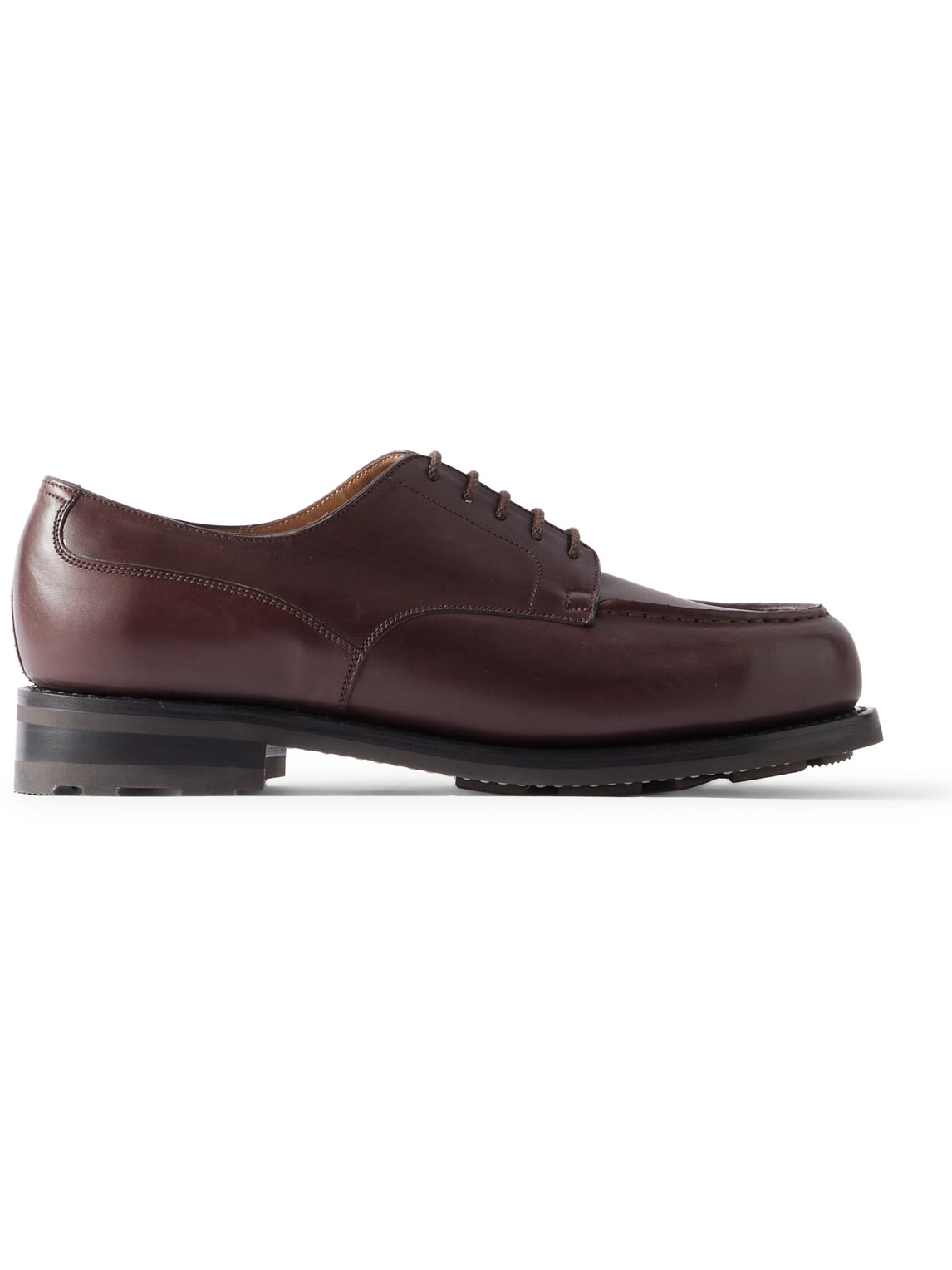 Jm Weston Golf Leather Derby Shoes In Brown