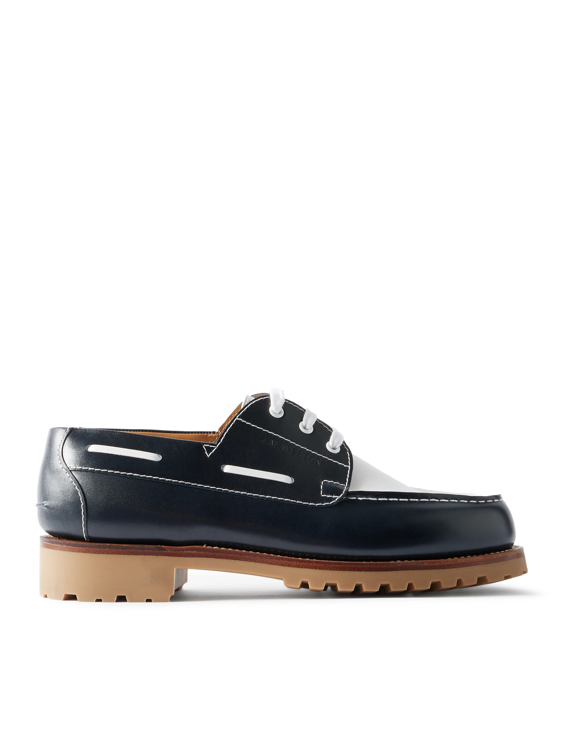 Jm Weston Two-tone Leather Derby Shoes