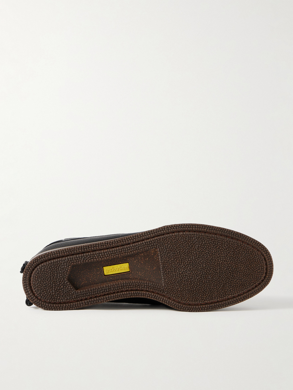 Yuketen Scout Moccasin Pebble-grain Leather Boat Shoes