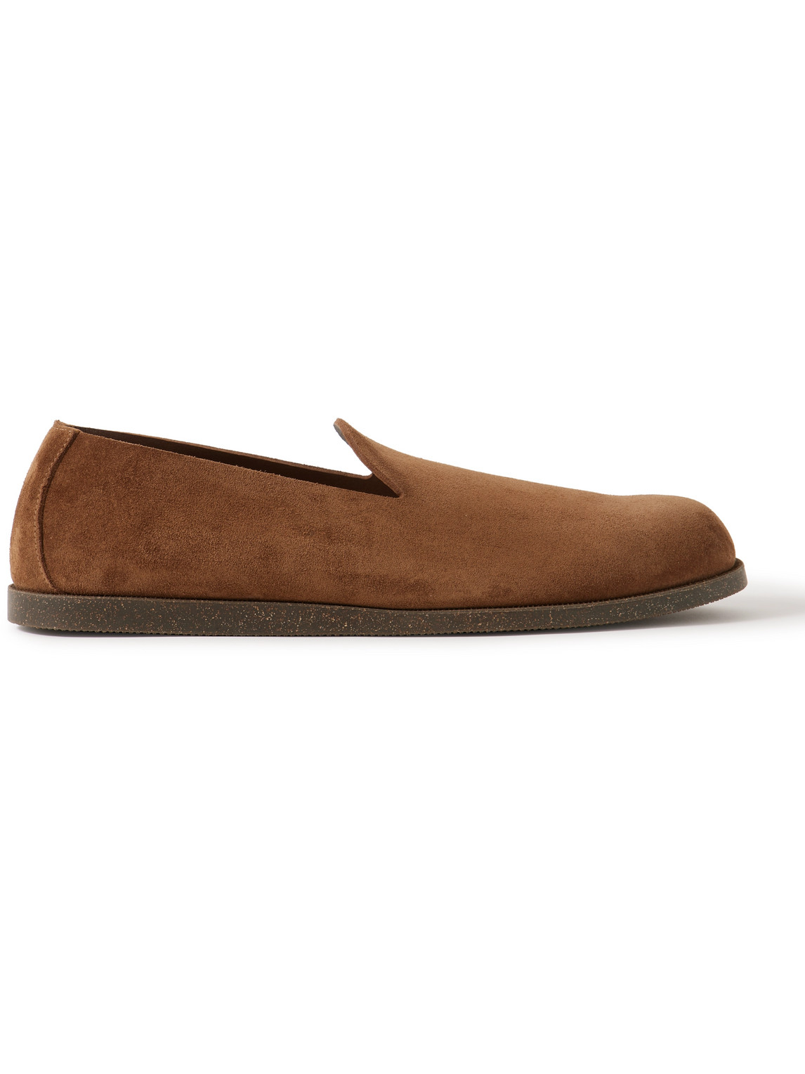 Yuketen Suede Loafers In Brown