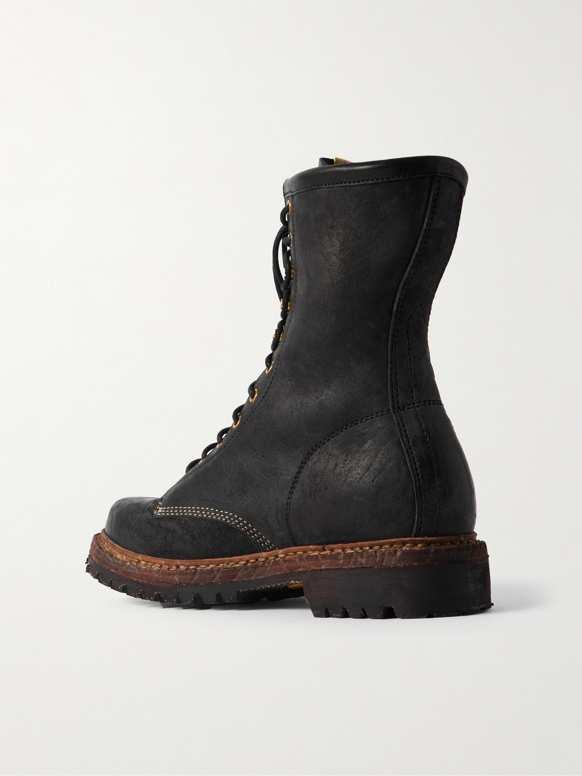Visvim - Hi-Folk Scout Moc Leather Boots - Curated Menswear