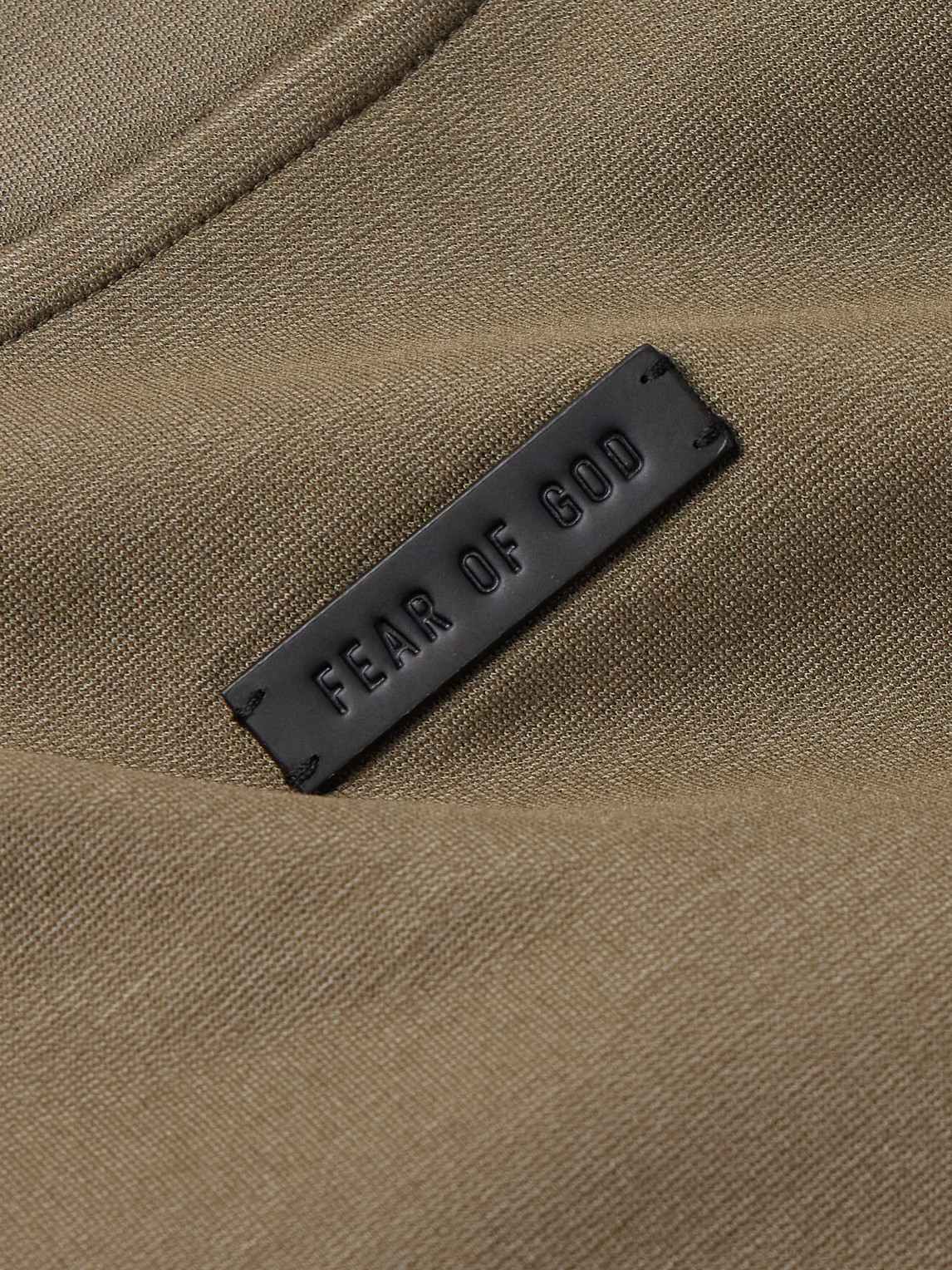 FEAR OF GOD LOGO-APPLIQUÉD STRETCH-JERSEY T-SHIRT 