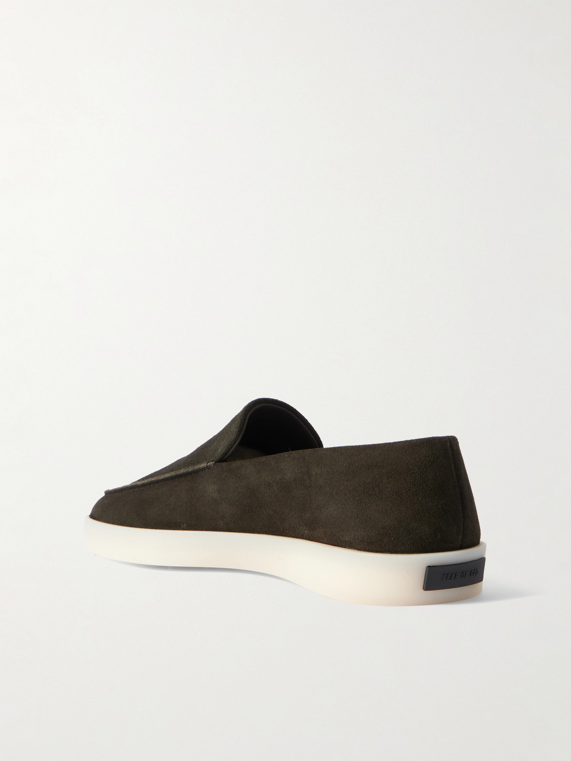 Shop Fear Of God Suede Loafers In Brown