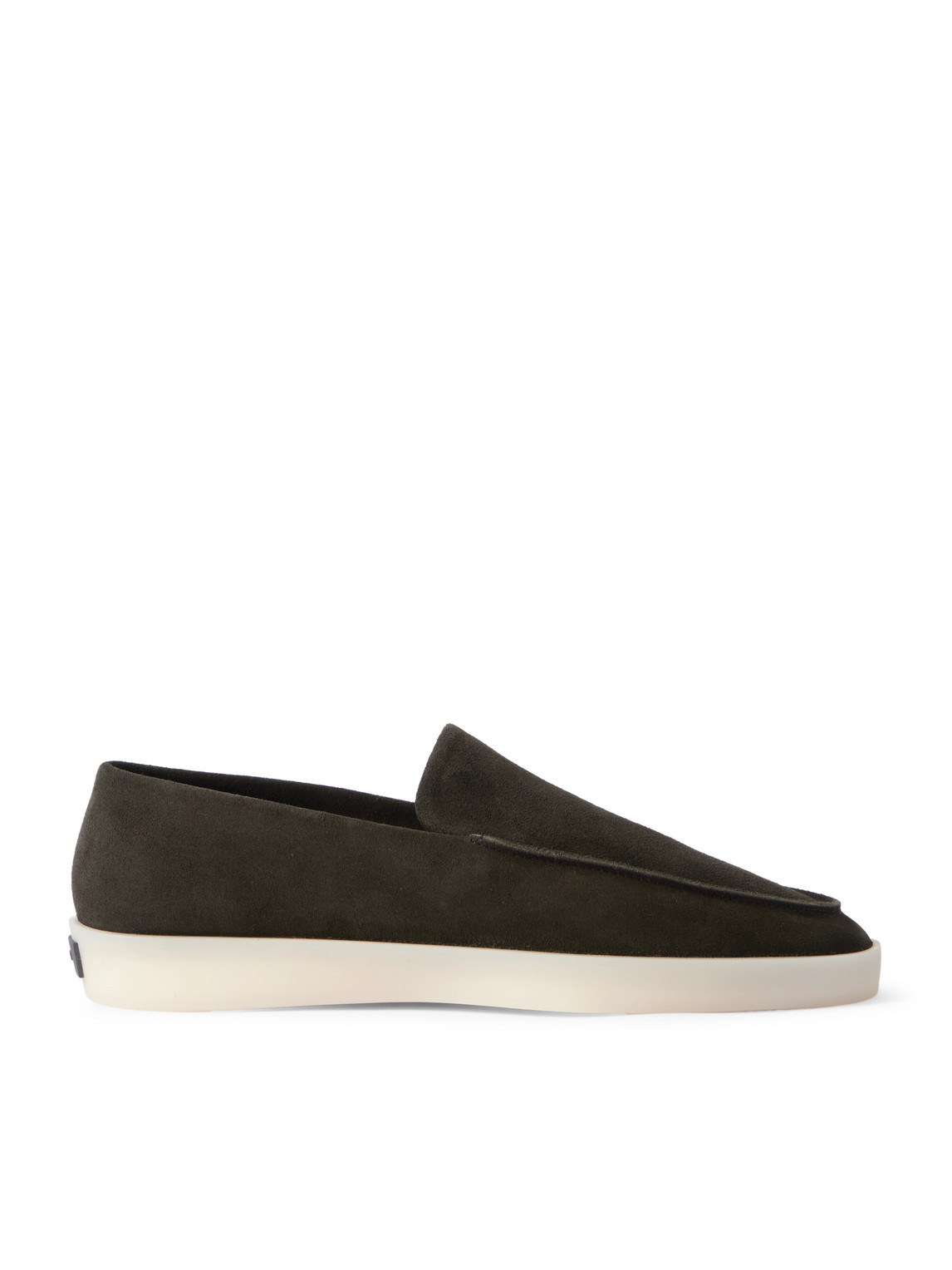 Shop Fear Of God Suede Loafers In Brown