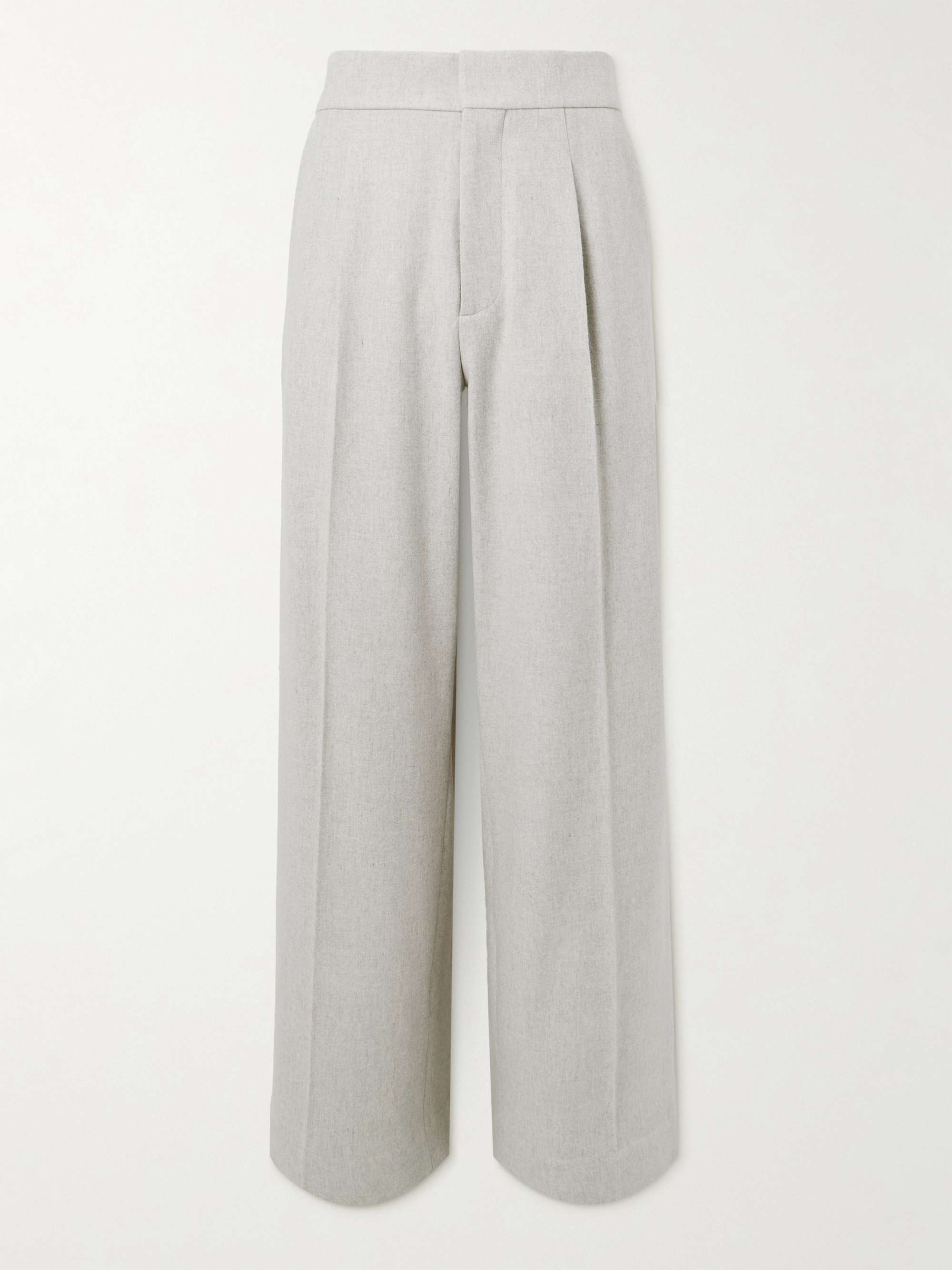 Norse Projects Ezra Wool Flannel Trousers | Liberty
