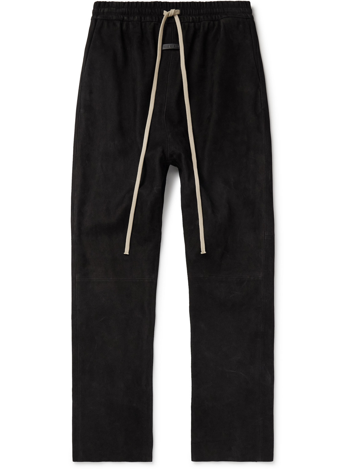 Fear Of God Virgin Wool Straight-leg Trousers In Black