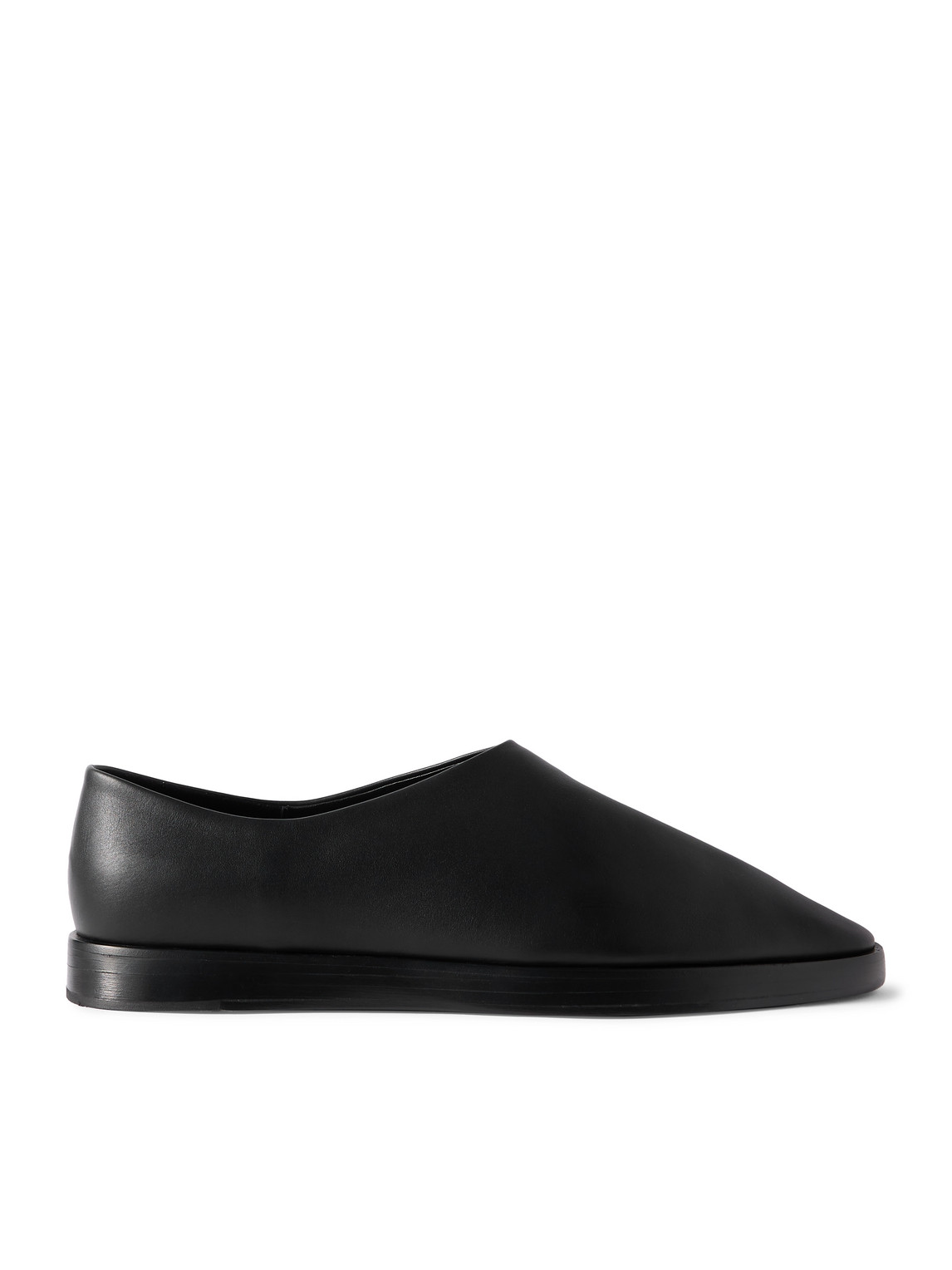Fear Of God Leather Loafers In Black