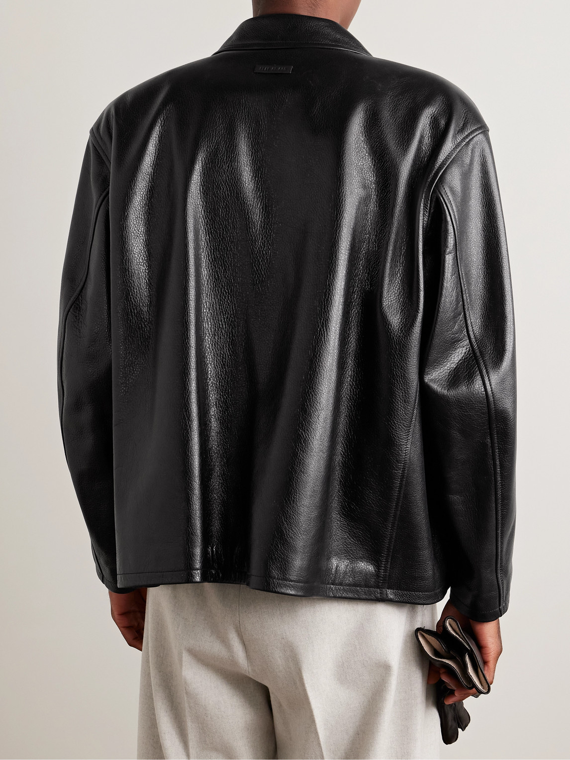 Fear of God - Full-Grain Leather Jacket - Curated Menswear