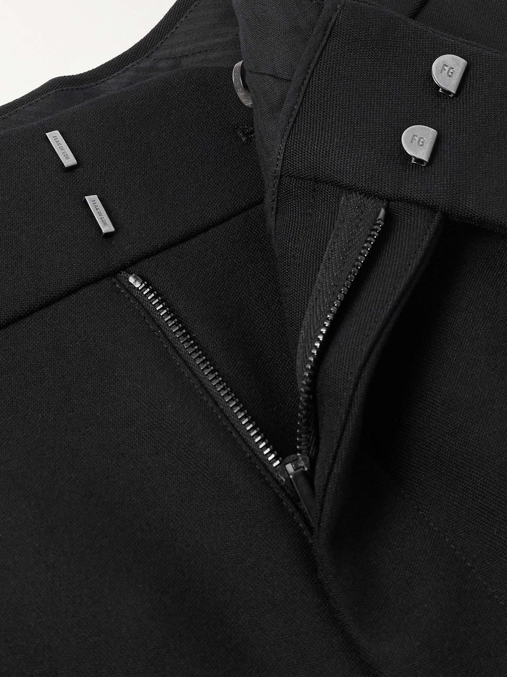 FEAR OF GOD 8th Straight-Leg Pleated Wool-Gabardine Trousers