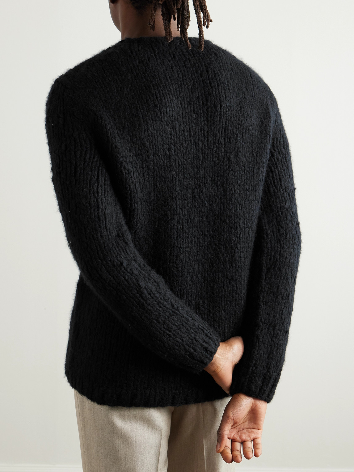 Gabriela Hearst Lawrence Cashmere Sweater In Black