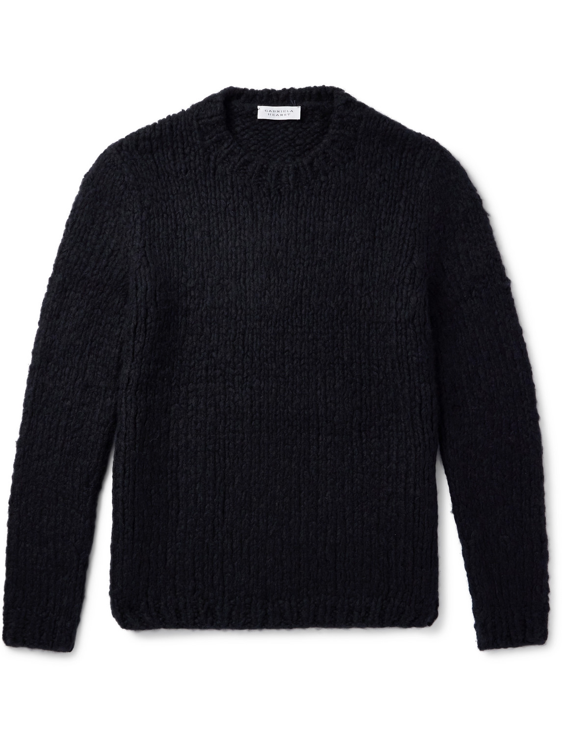 Gabriela Hearst Lawrence Cashmere Sweater In Black