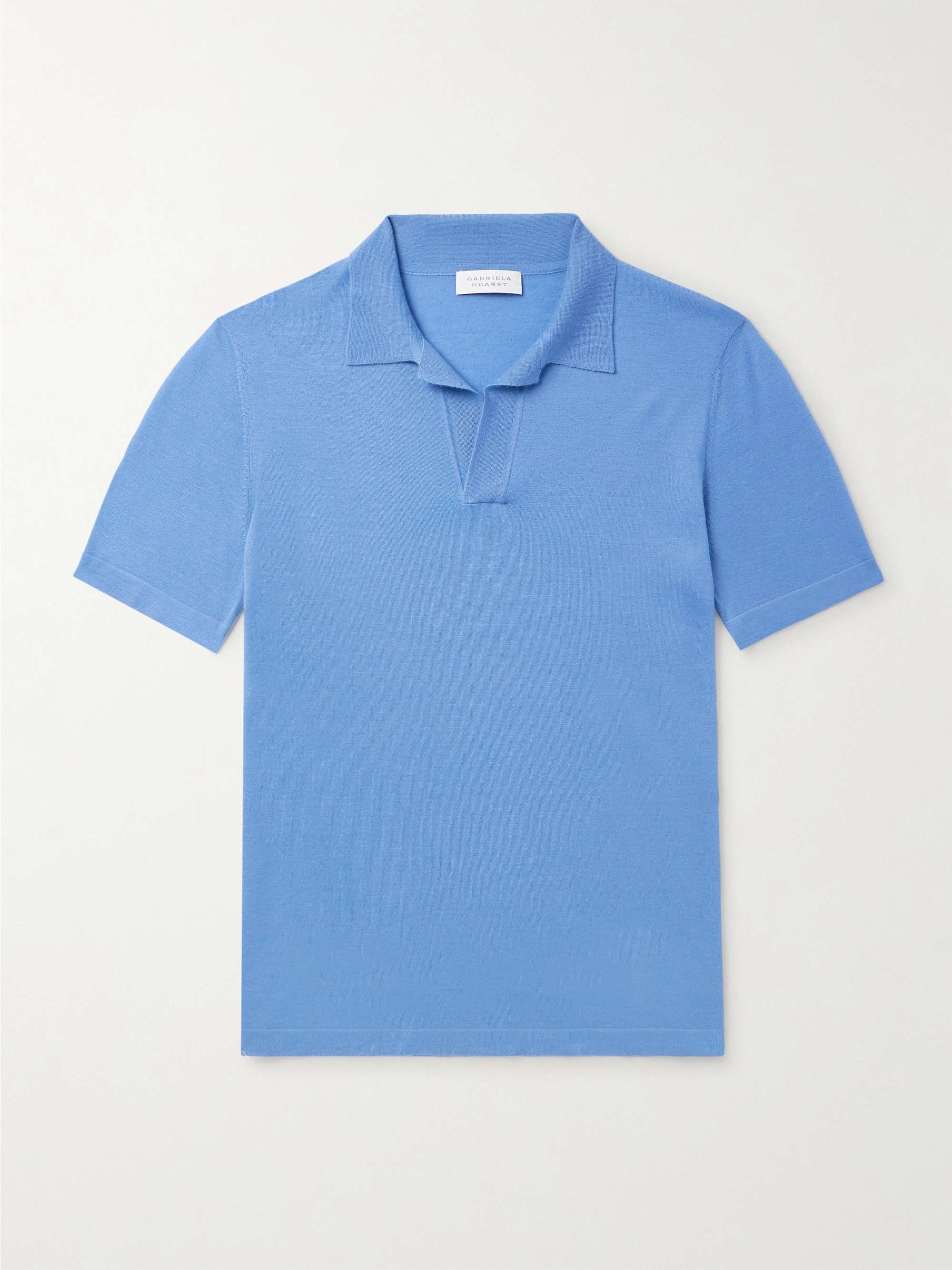 BALENCIAGA Oversized Striped Cotton-Piqué Polo Shirt for Men