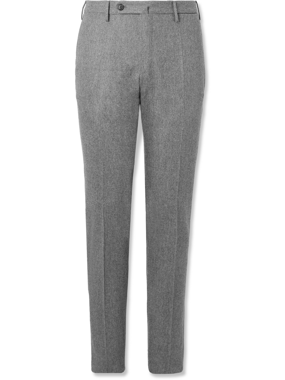 Incotex Venezia 1951 Slim-fit Virgin Wool-blend Trousers In Gray