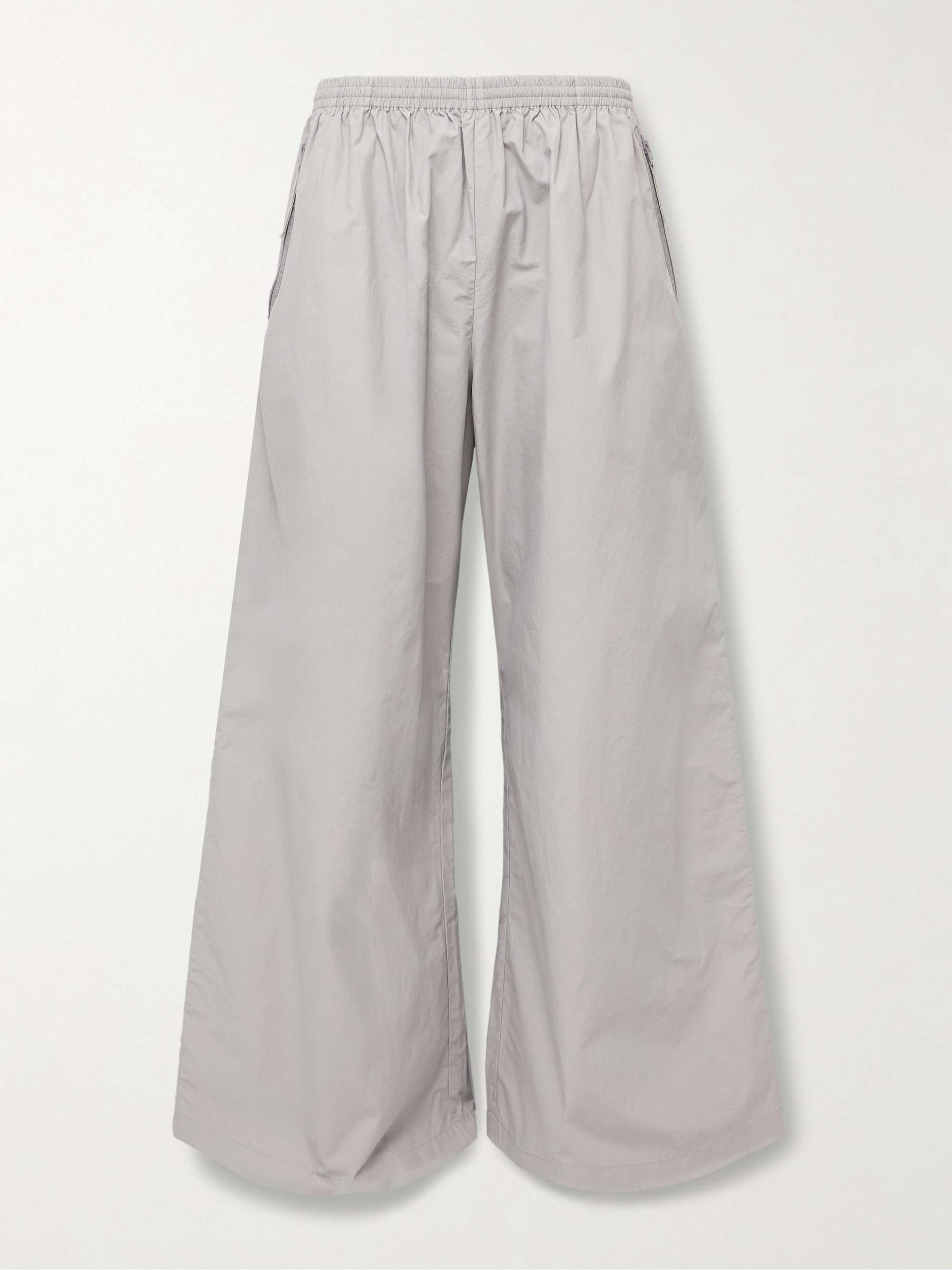 ACNE STUDIOS Pubbero Wide-Leg Cotton and Nylon-Blend ACNE STUDIOS Pubbero Wide-Leg Cotton and Nylon-Blend