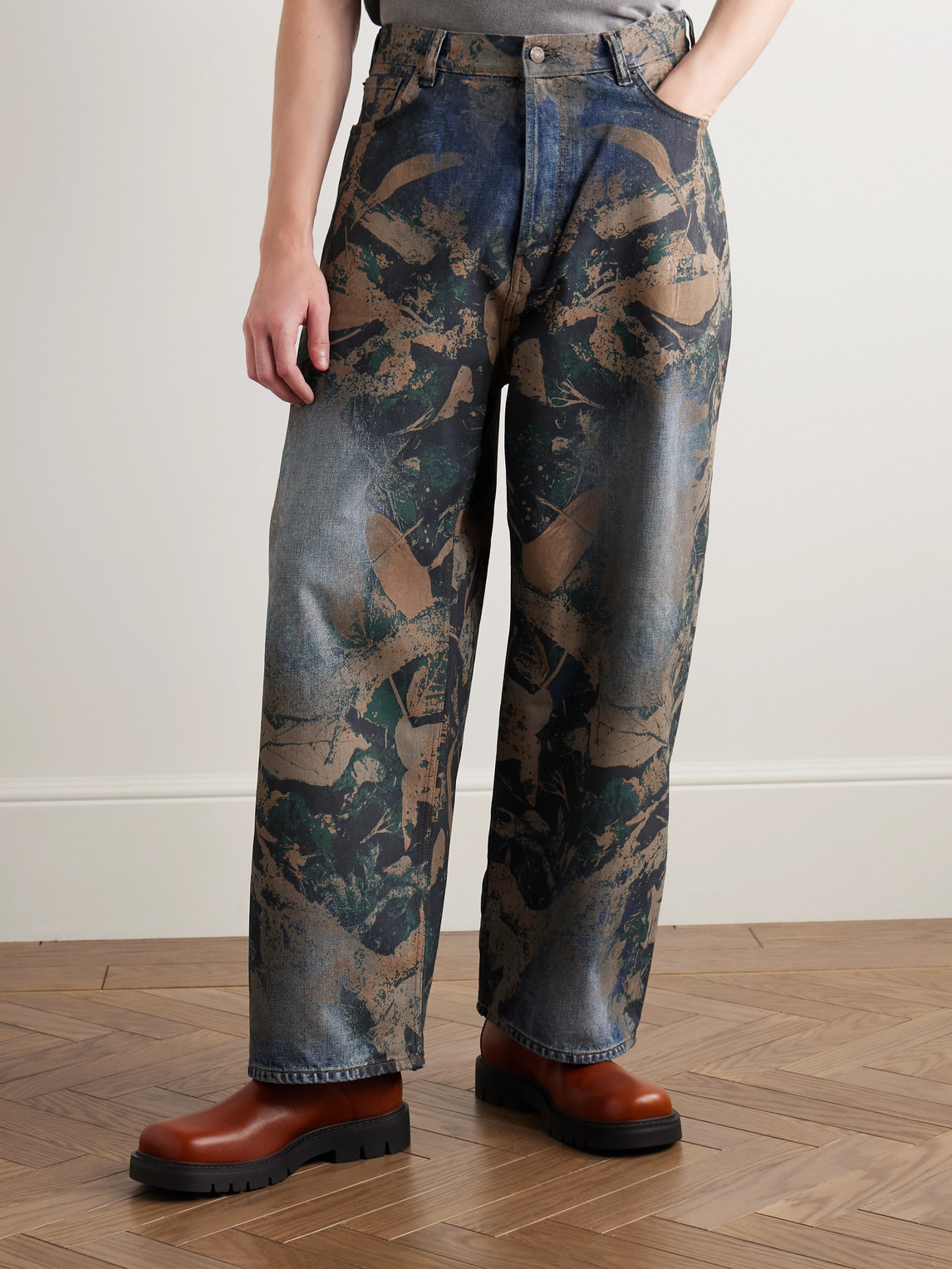 Acne Studios Super Baggy Fit Jeans - 2023 In Brown