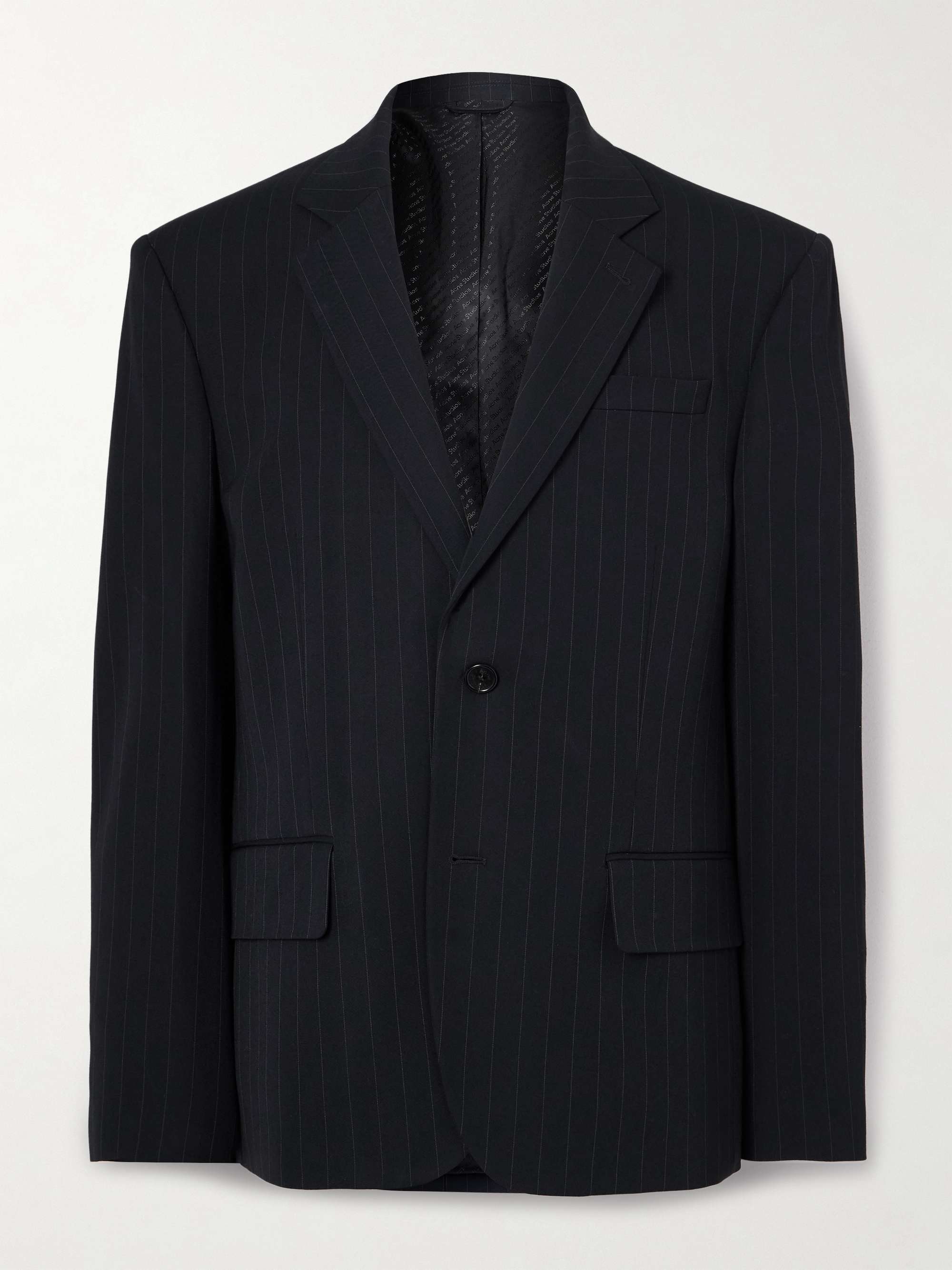 ACNE STUDIOS Jotam Pinstriped Woven Blazer for Men | MR PORTER