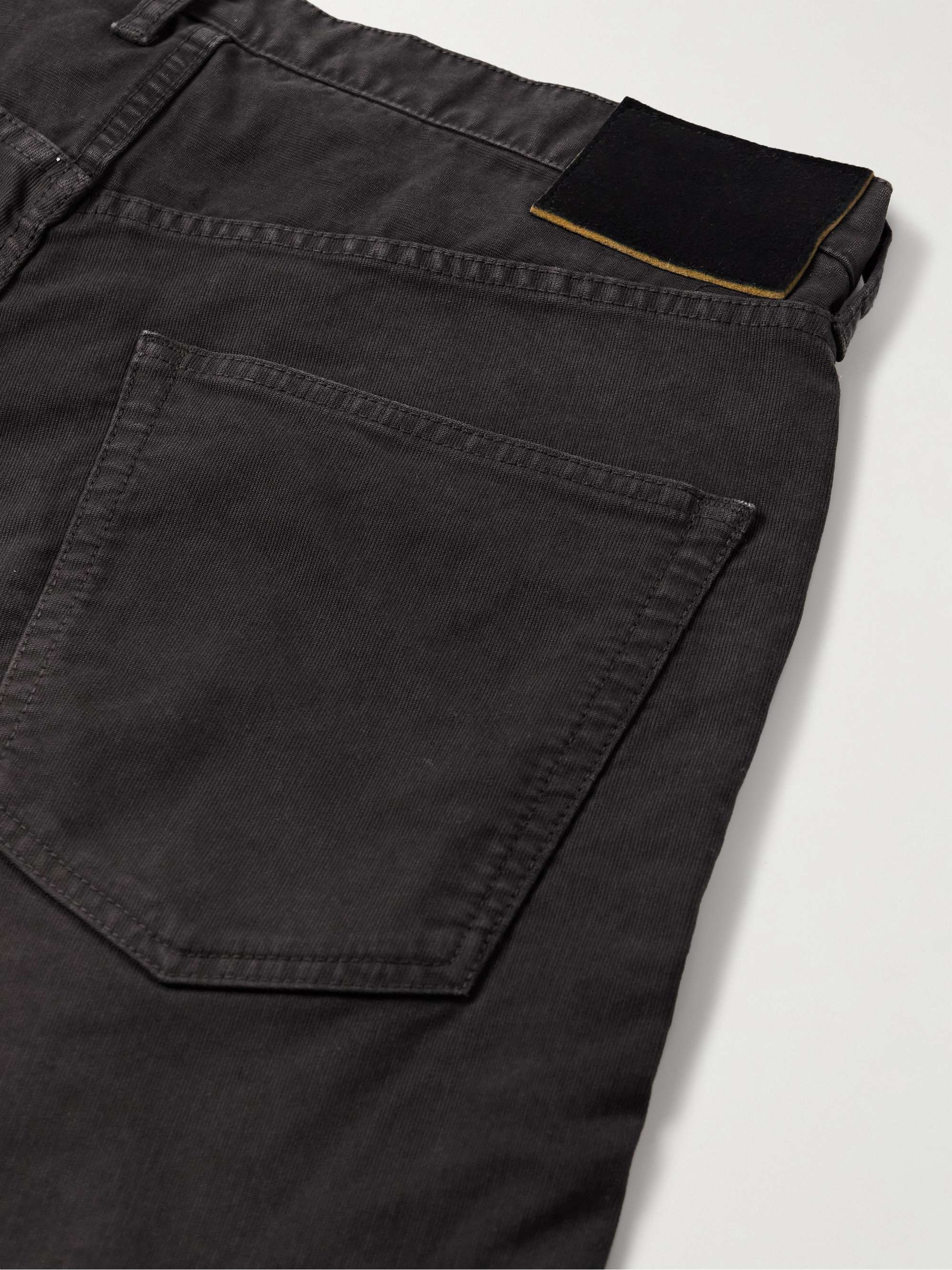 VISVIM Fluxus 01 Slim-Fit Straight-Leg Garment-Dyed Cotton VISVIM Fluxus 01 Slim-Fit Straight-Leg Garment-Dyed Cotton